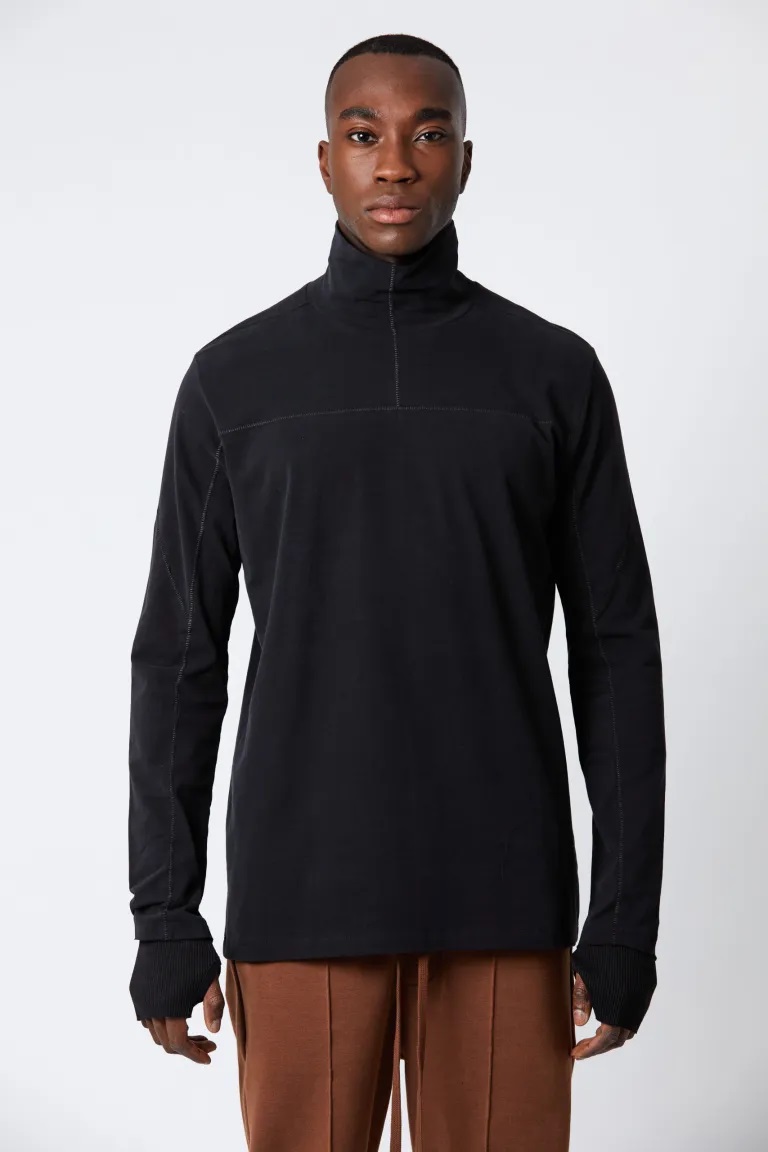 Thom Krom Turtleneck Longsleeve in Black