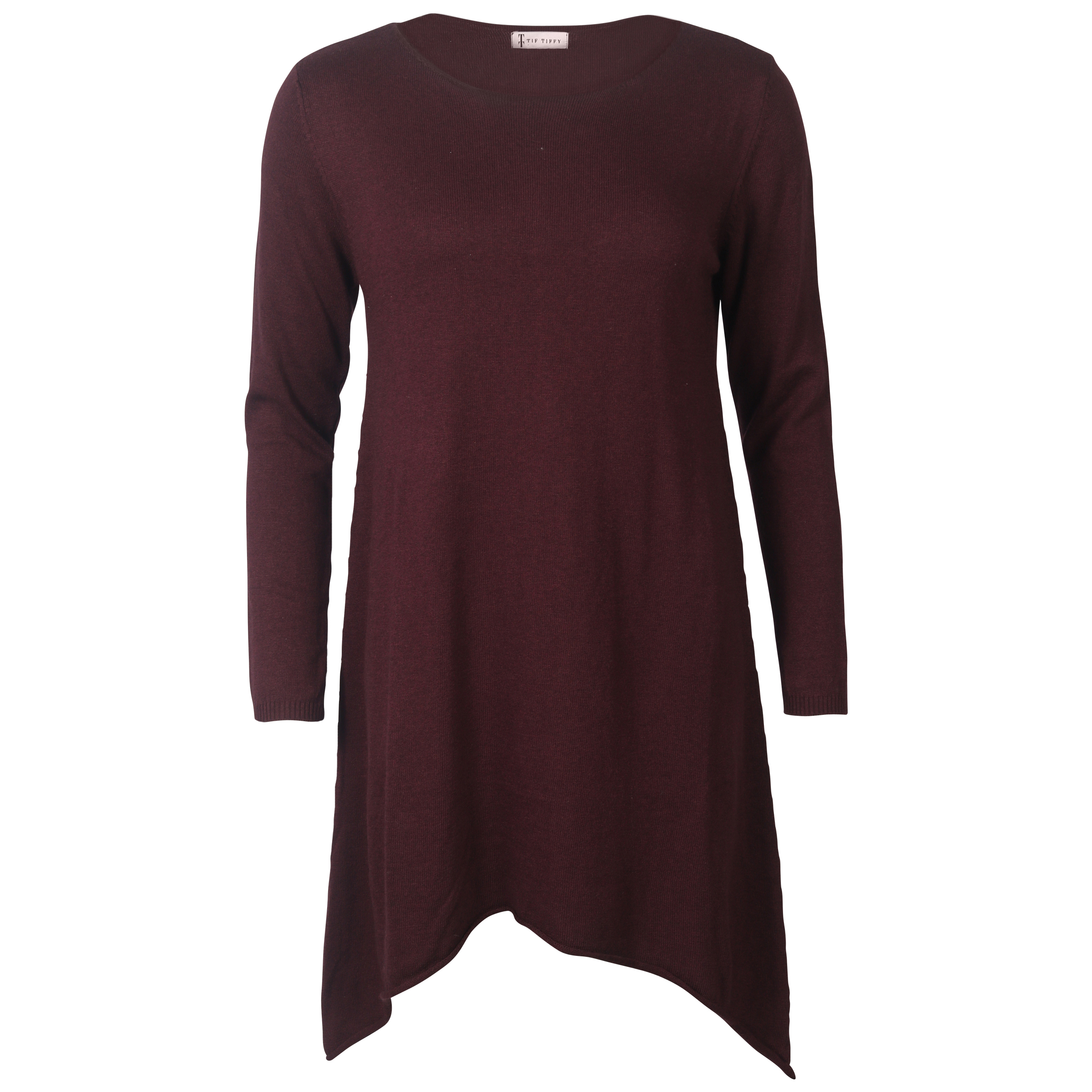 Tif-Tiffy Strick Kleid bordeaux