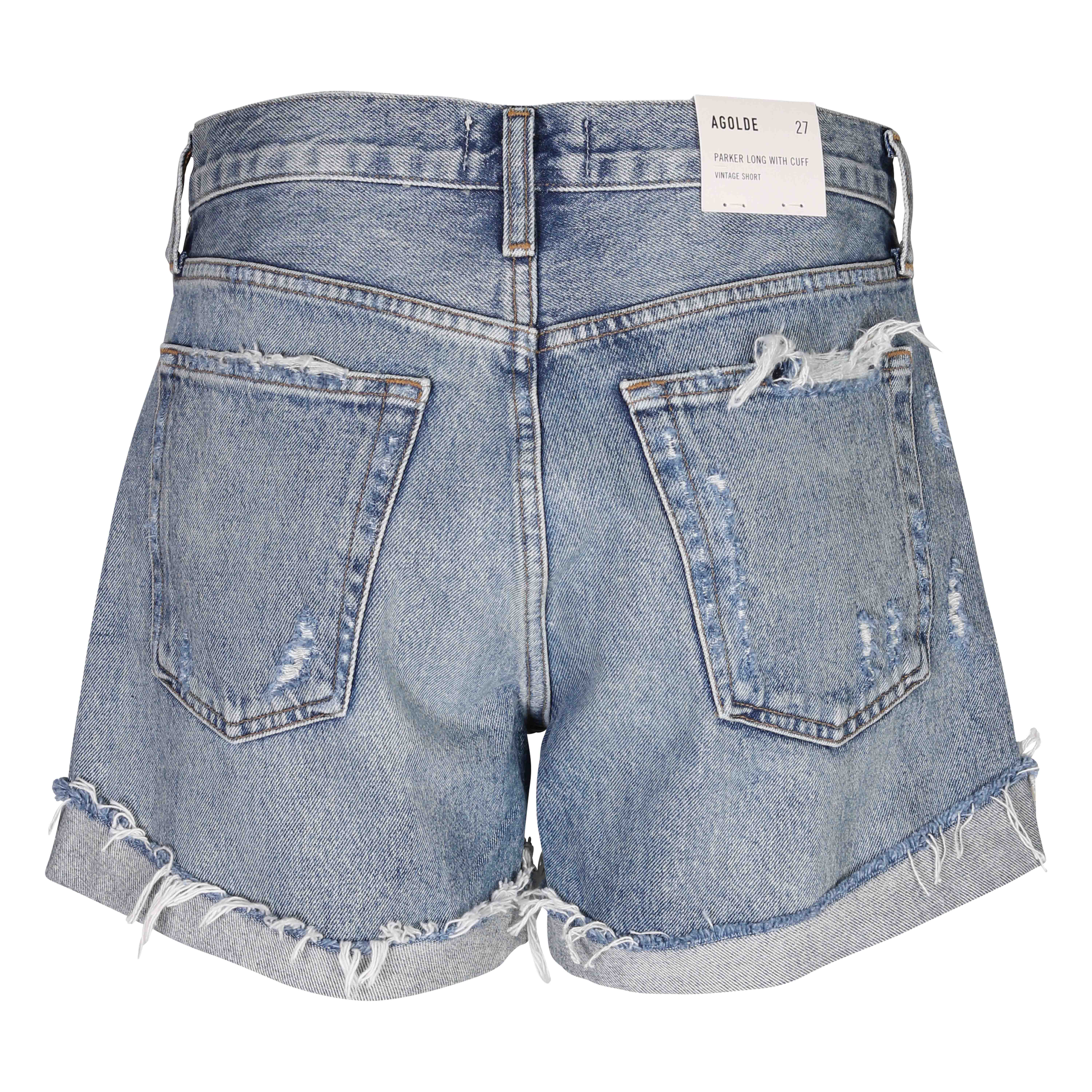 Agolde Jeans Shorts Parker with Cuff