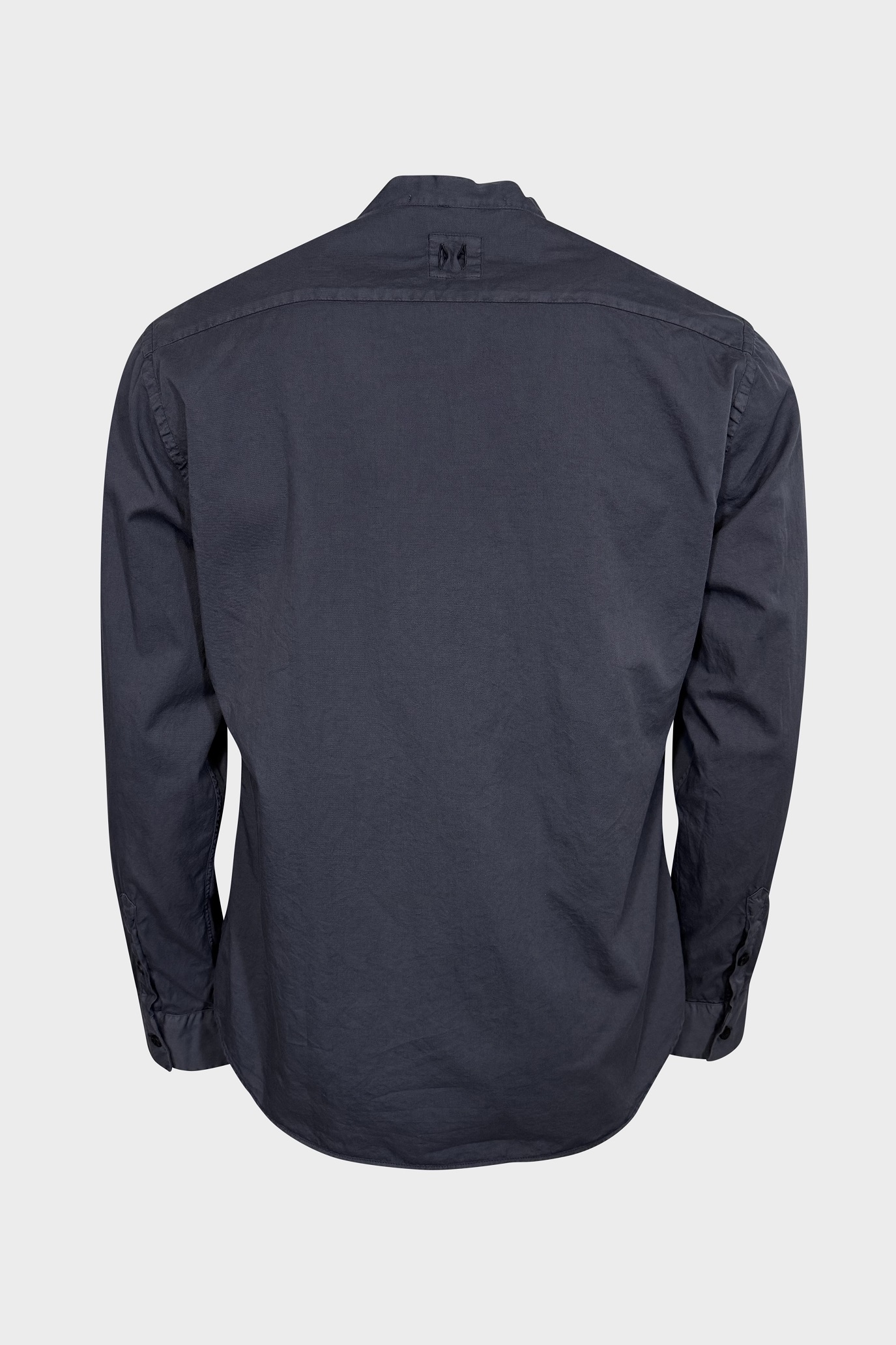 HANNES ROETHER Cotton Shirt in Dark Grey