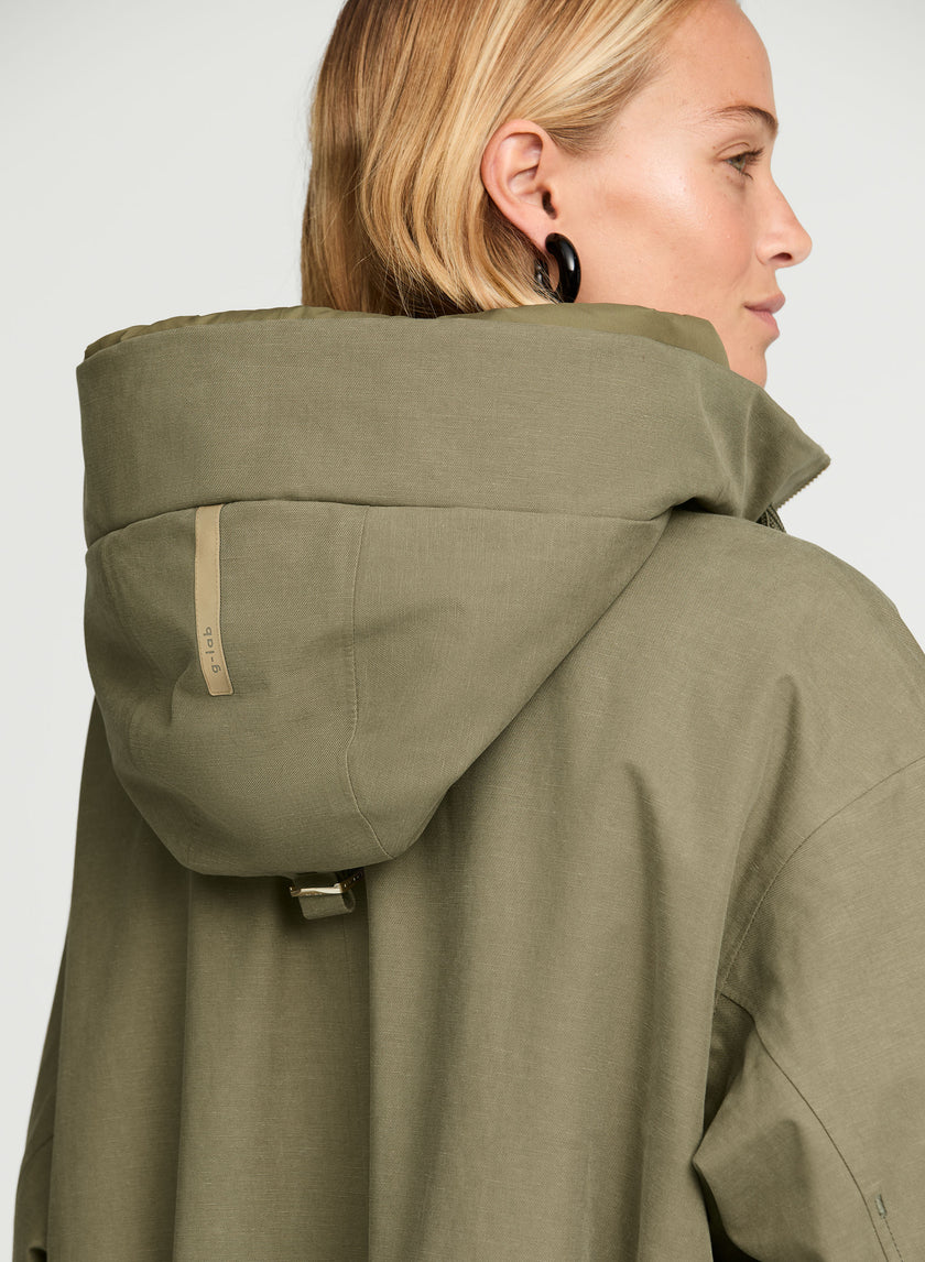 G-LAB Akira Parka in Olive