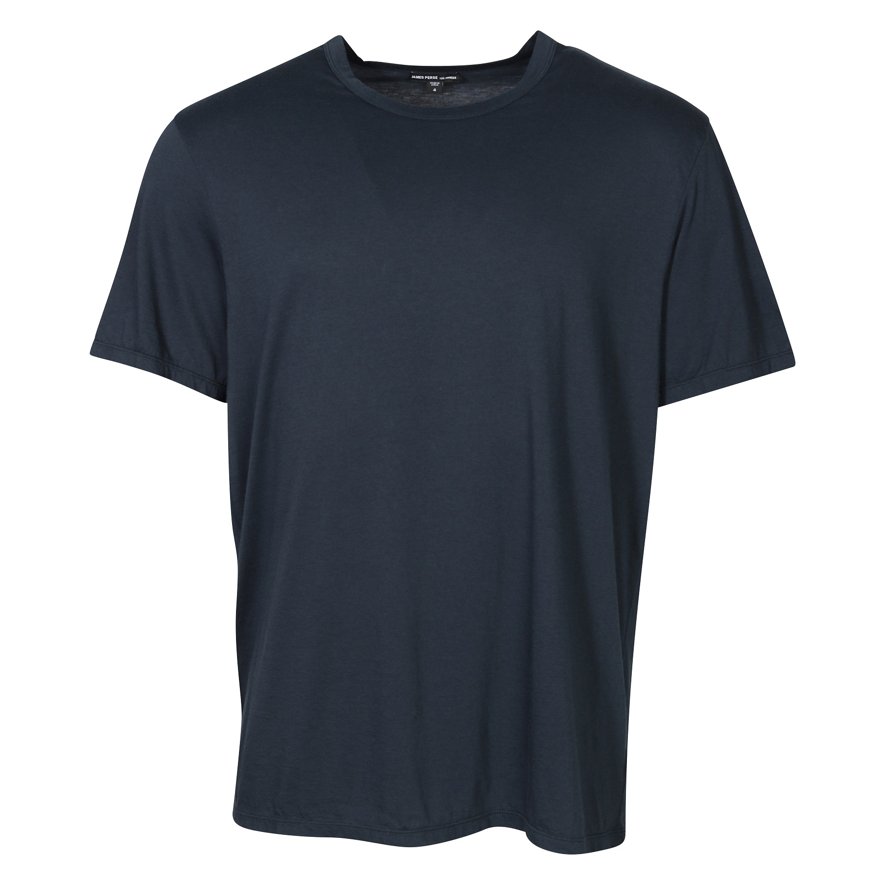 James Perse Elevated Lotus Jersey T-Shirt in French Navy