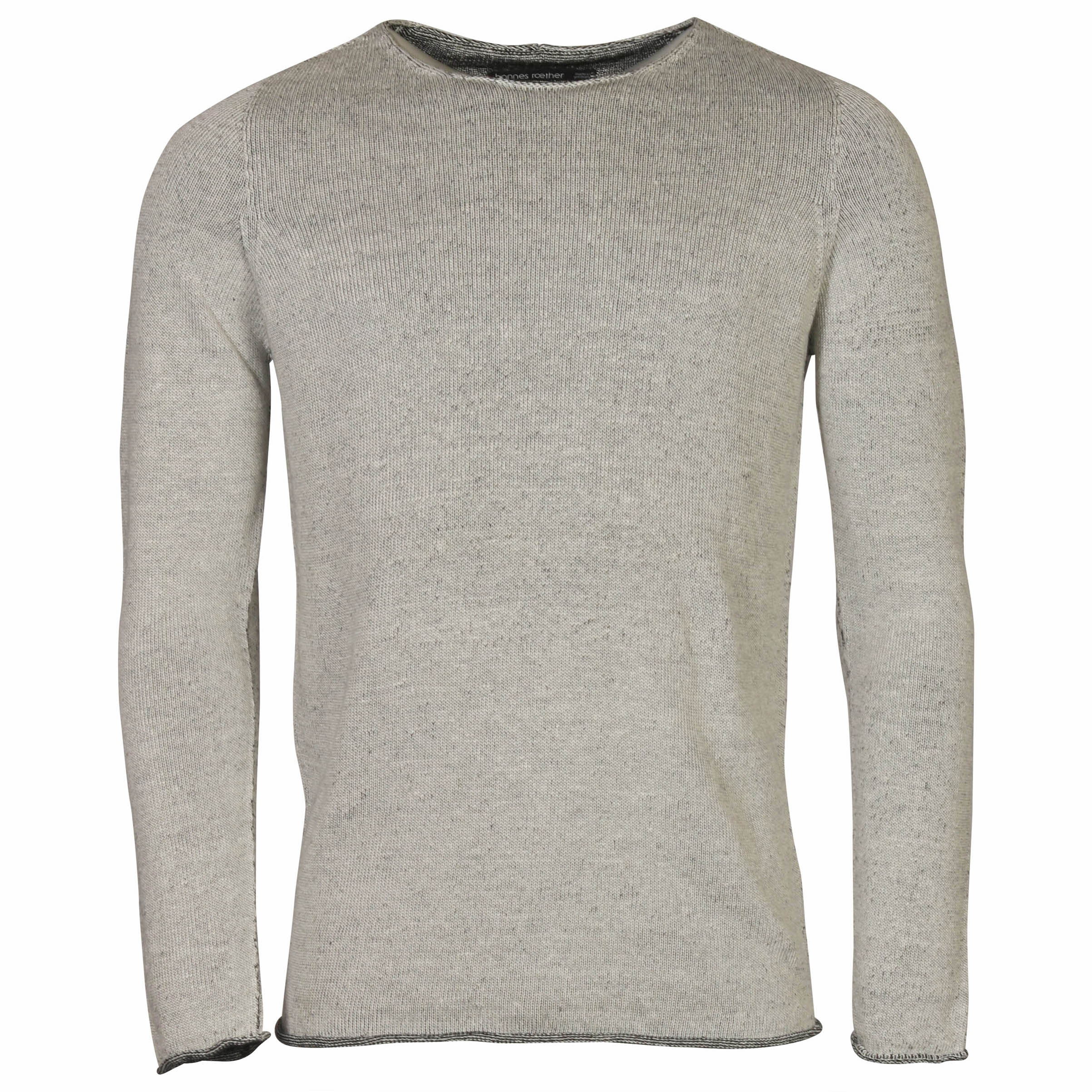 Hannes Roether Pullover Light Grey/Black Melange