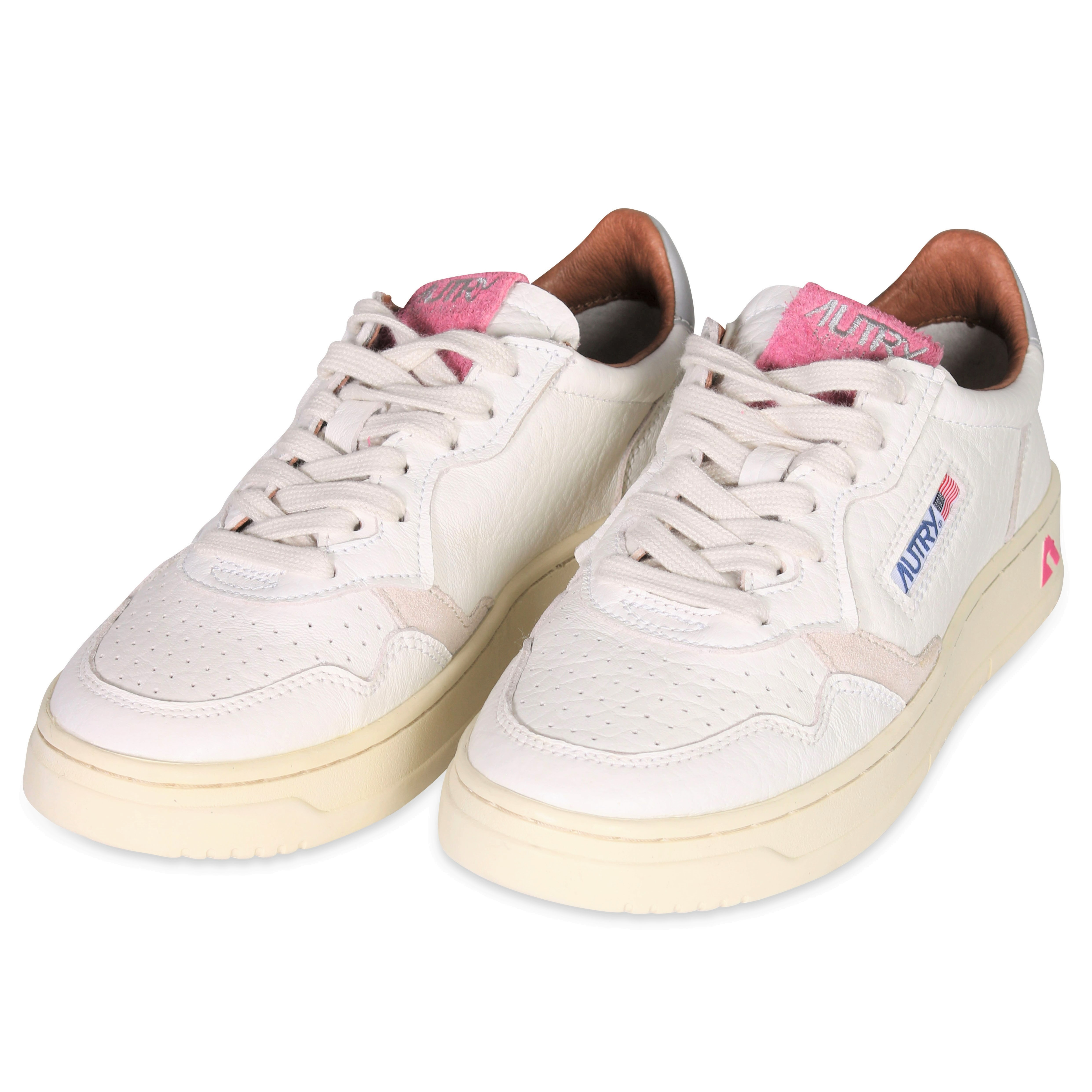 Autry Action Shoes Low Sneaker Elephant White/Grey/Pink