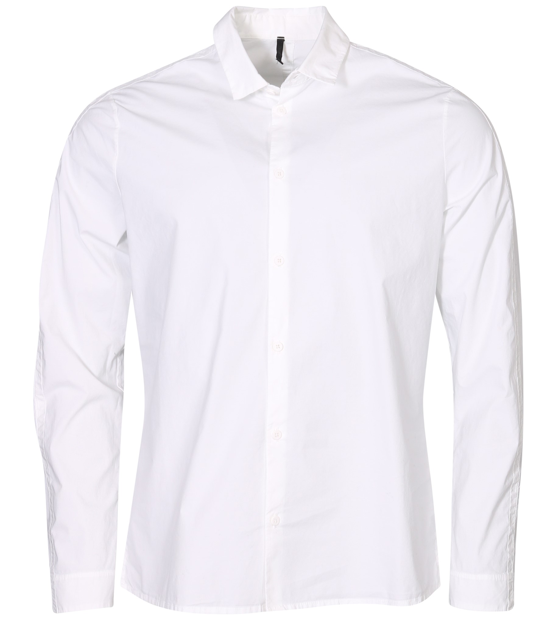 TRANSIT UOMO Cotton Stretch Shirt in White