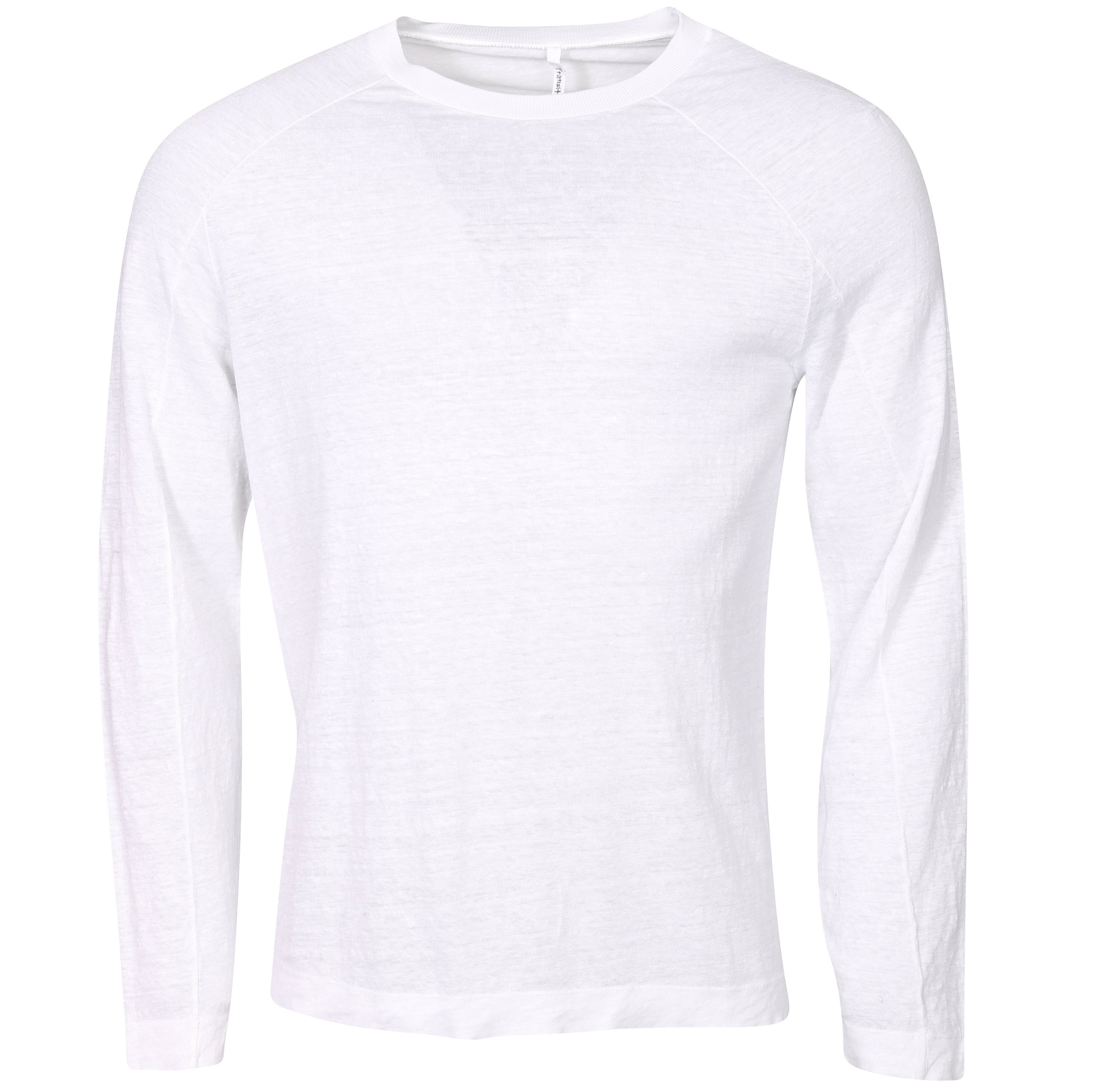 TRANSIT UOMO Hemp Longsleeve in White 3XL