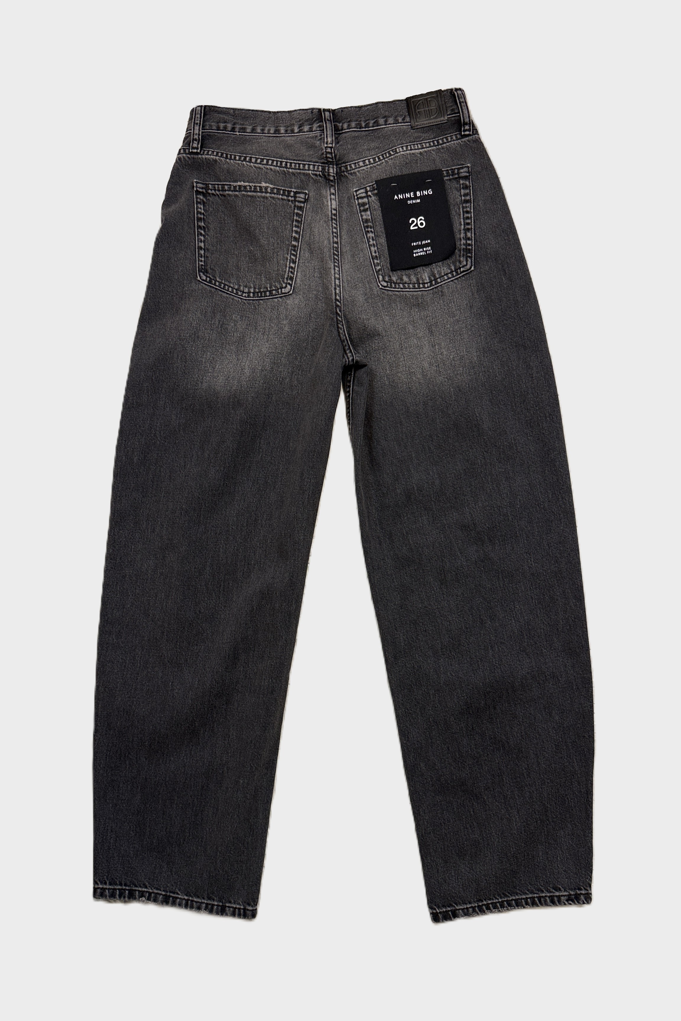ANINE BING Jeans Fritz in Washed Smoke Grey