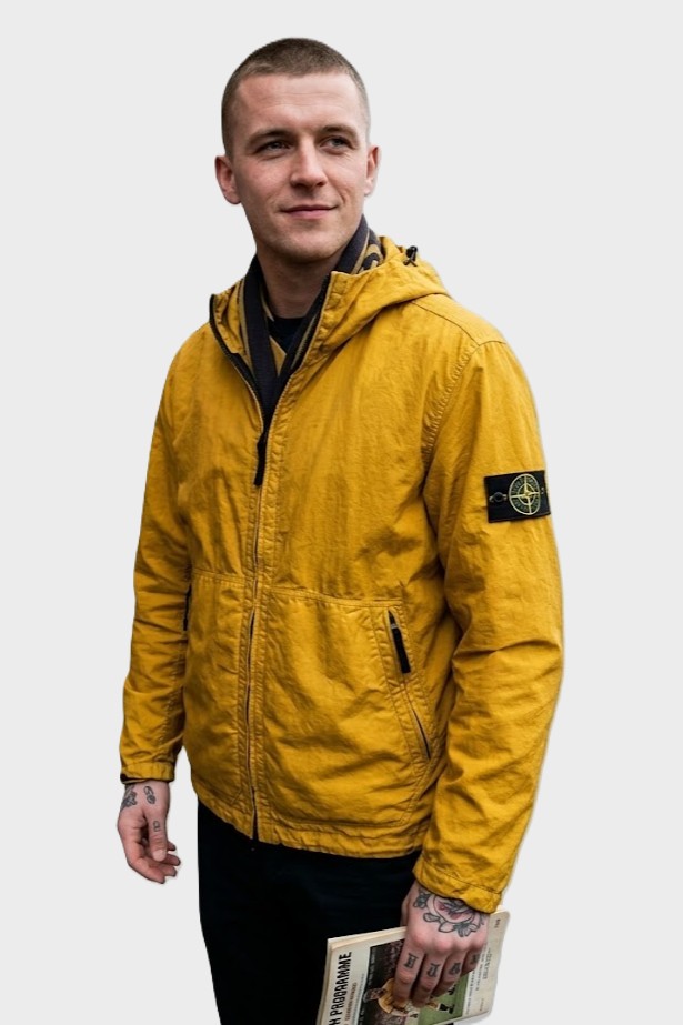 STONE ISLAND Nylon Panama TC Jacket in Curry