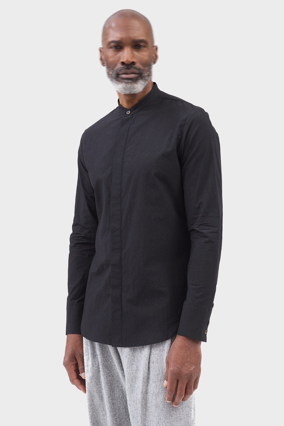 HANNIBAL. Shirt Jonte in Charcoal HANNIBAL. Shirt Jonte in Charcoal
