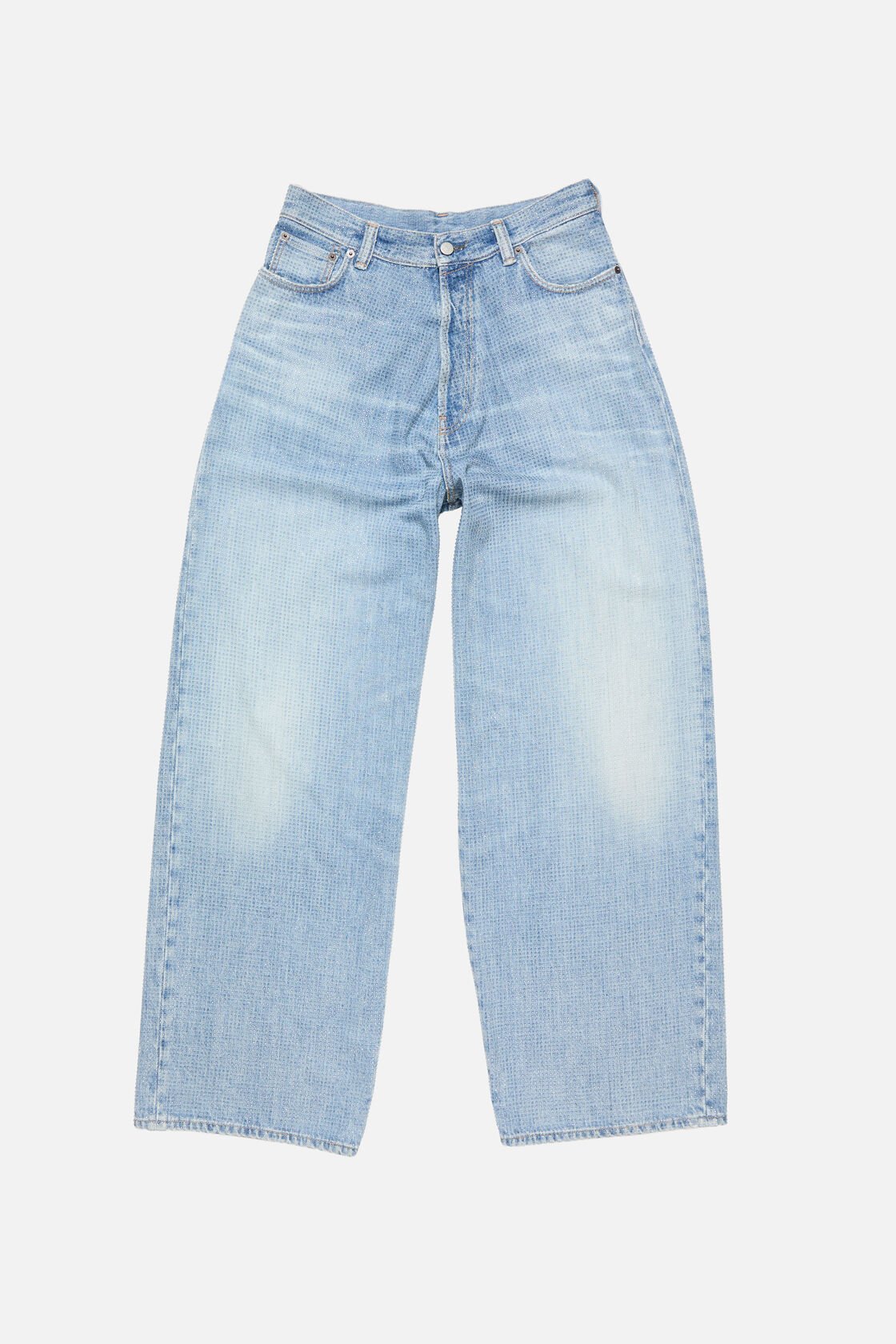 ACNE STUDIOS 2023 Baggy Fit Jeans with Rhinestones