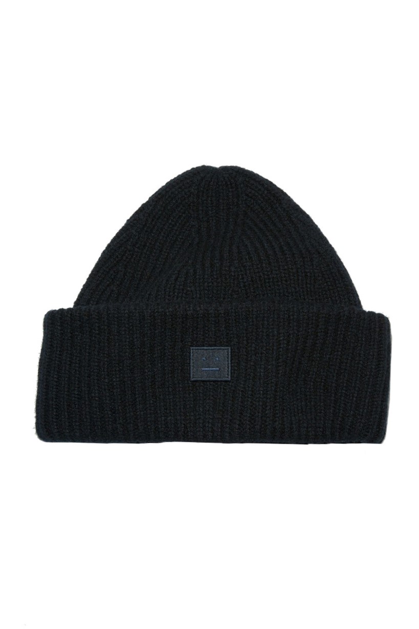 Acne Studios Short Beanie in Black
