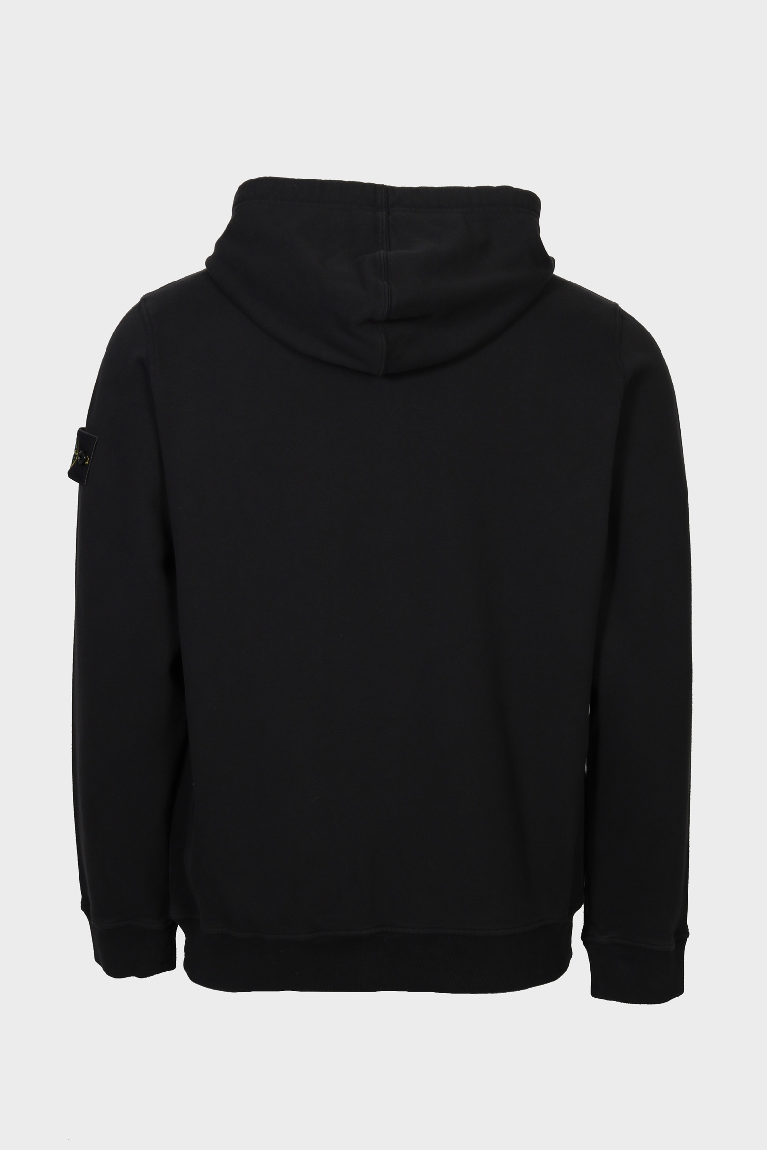 STONE ISLAND Soft Zip Hoodie in Black