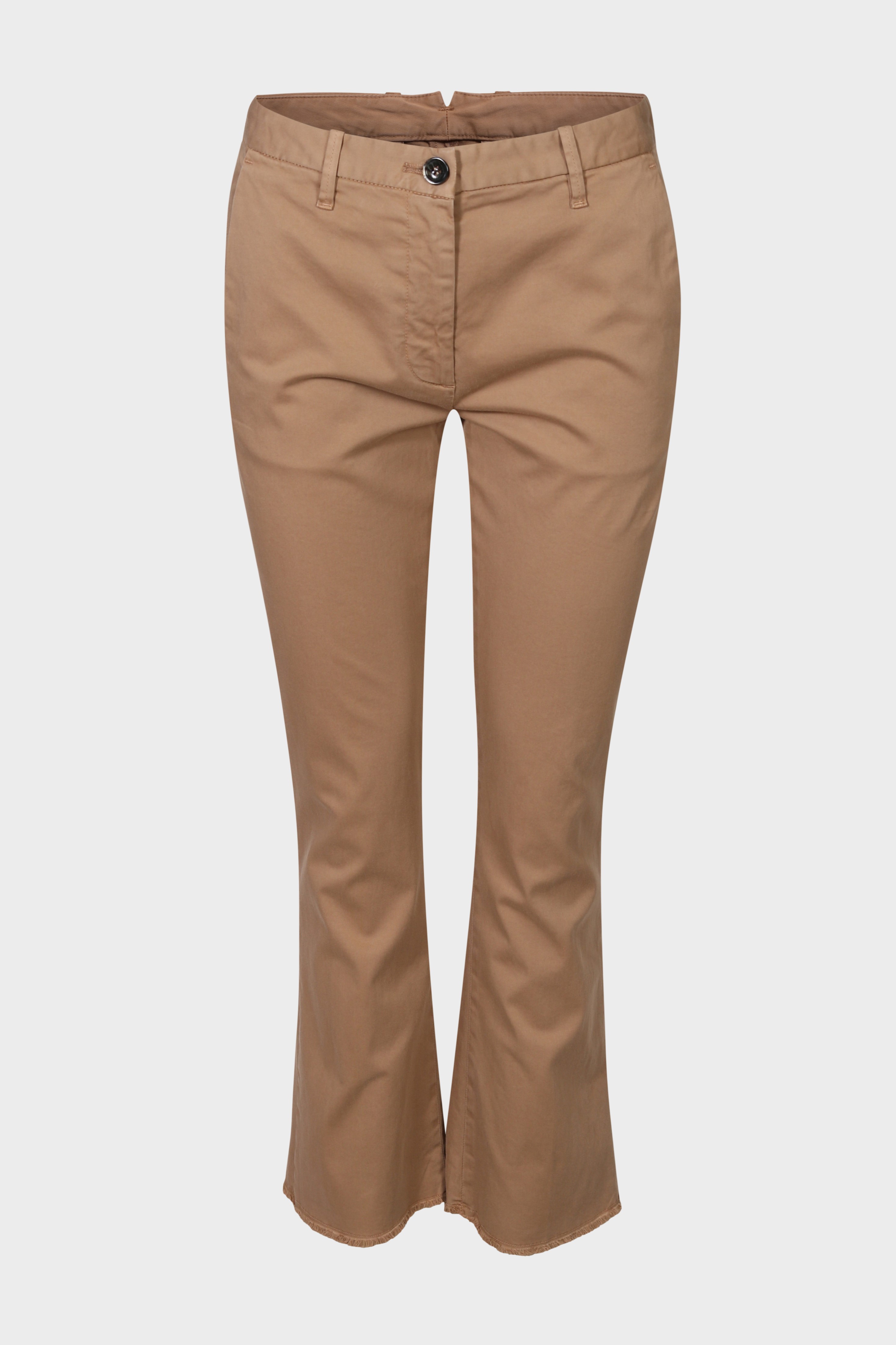 NINE:INTHE:MORNING Rome Trumpet Pant in Camel NINE:INTHE:MORNING Rome Trumpet Pant in Camel