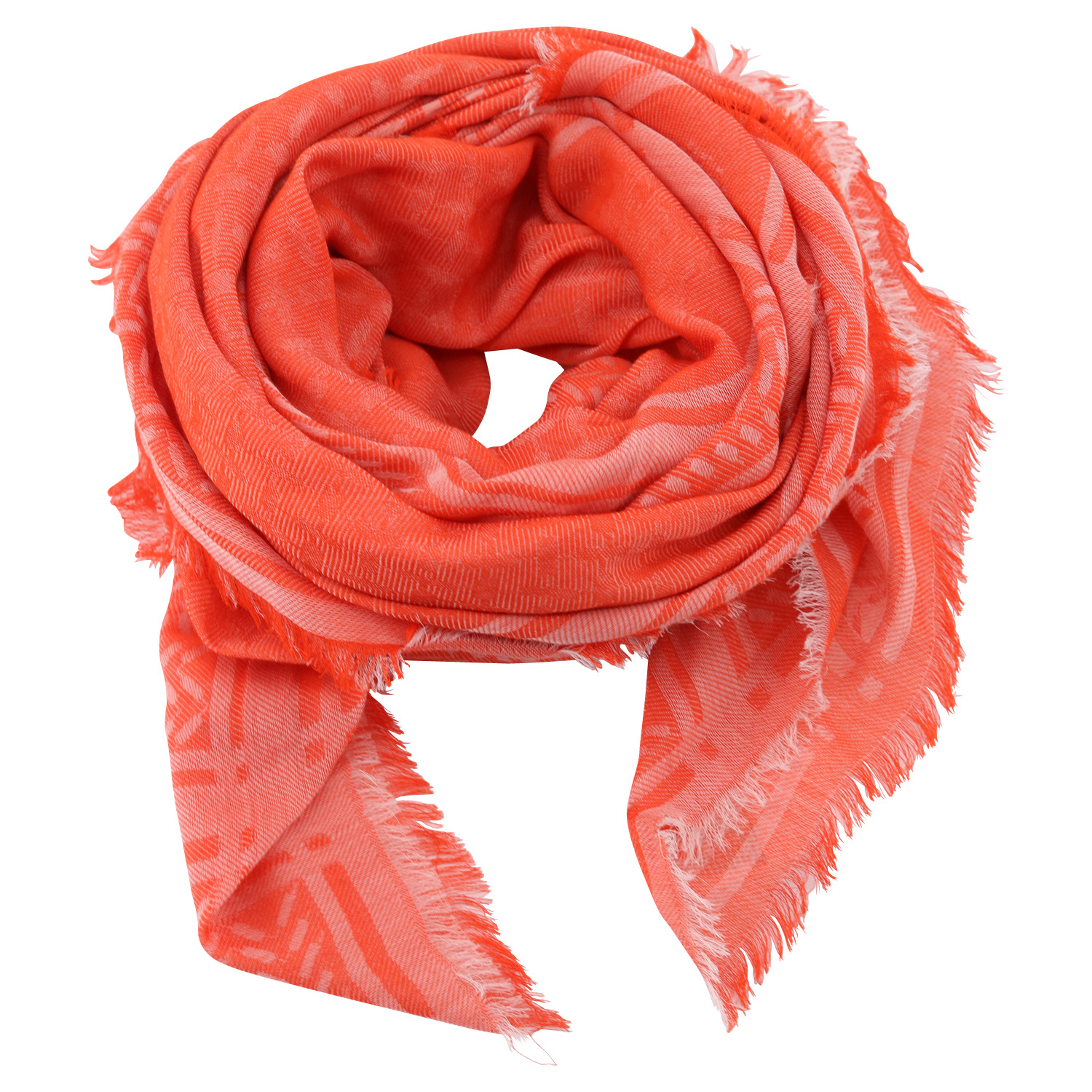 Lala Berlin Cotton Cube Gradient Jacquard Orange