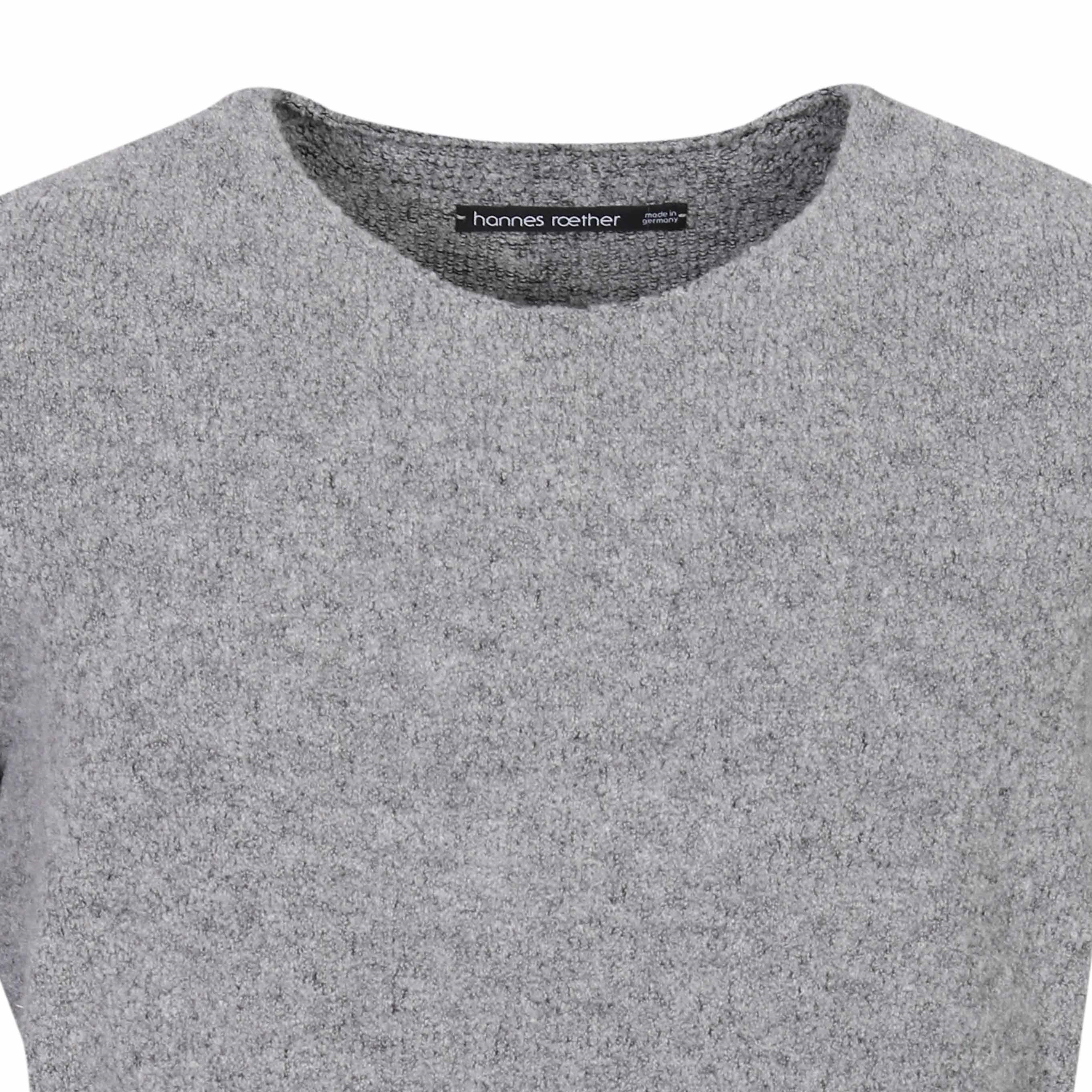 Hannes Roether Knit Sweater in Grey Melange