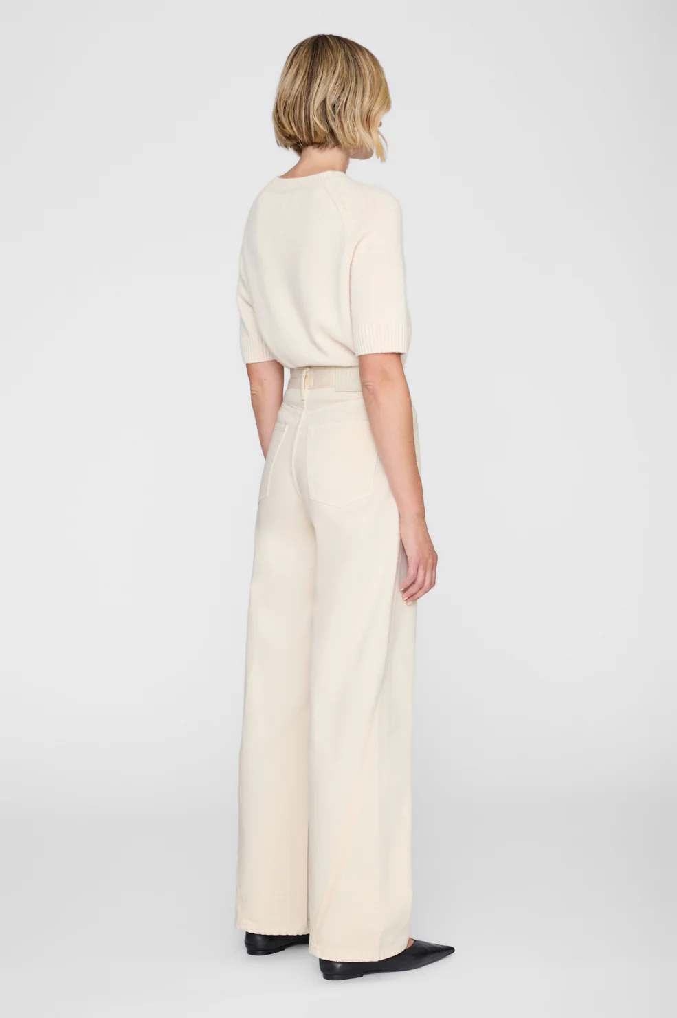 ANINE BING Brie Jeans in Cream