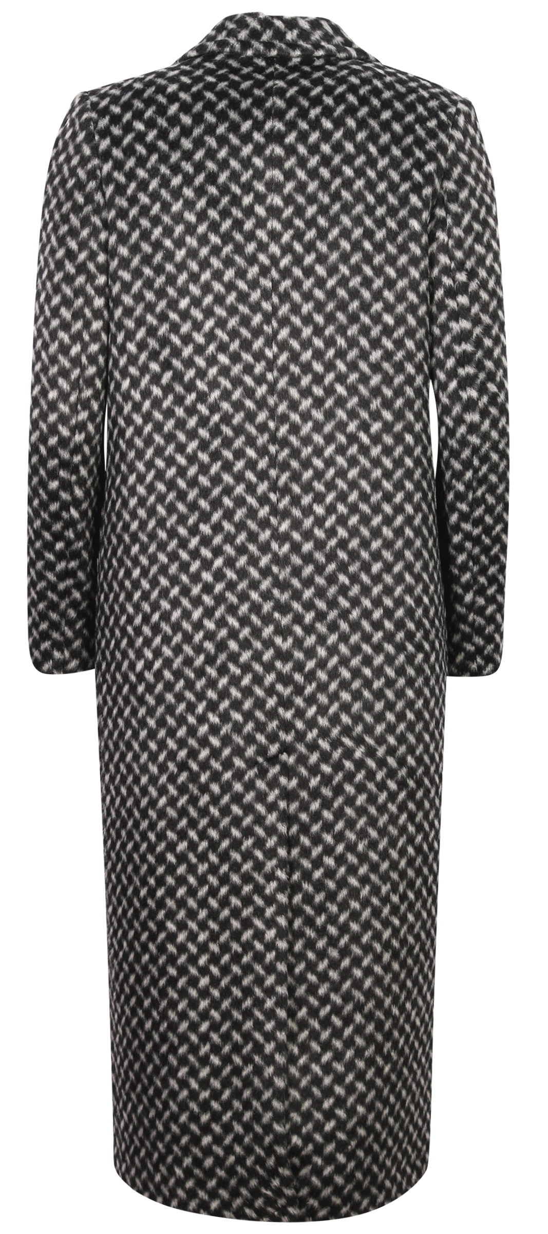 Lala Berlin Coat Cana Kufiya Black/Offwhite