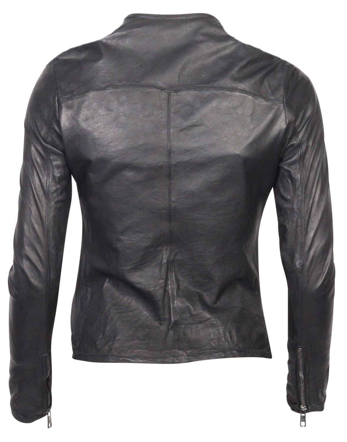 Giorgio Brato Vegetal Lamb Leatherjacket Black S