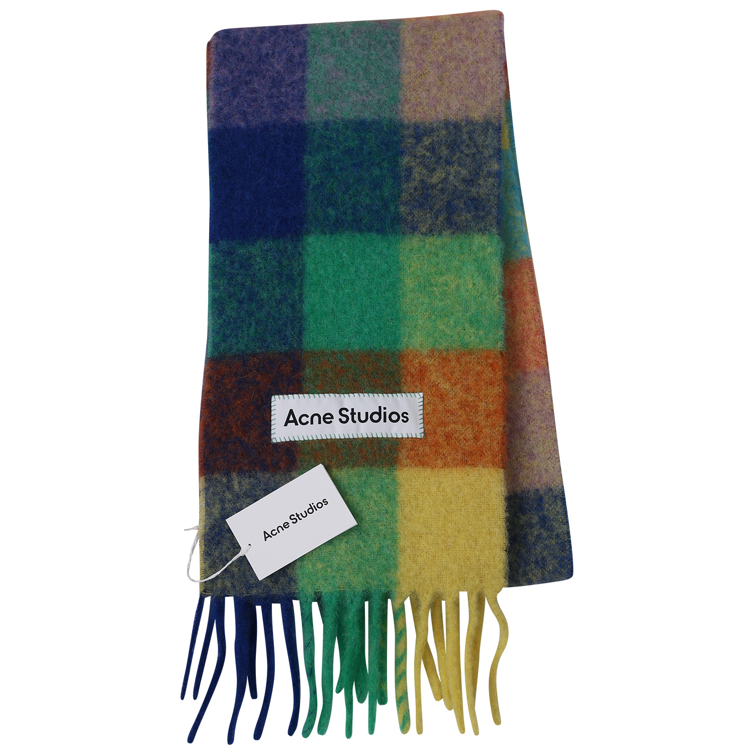 Acne Studios Scarf Multicolour Check Scarf