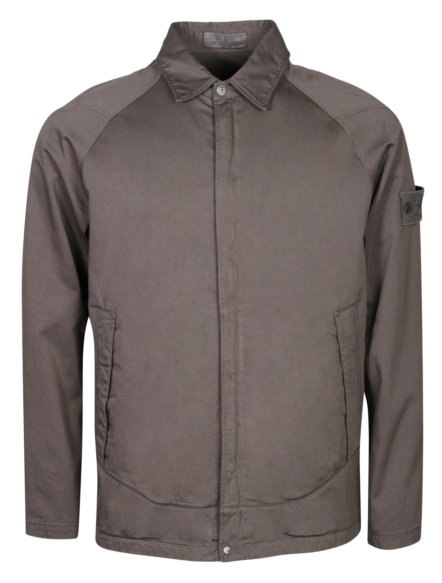 Stone Island Ghostpiece Cotton Overshirt Grey