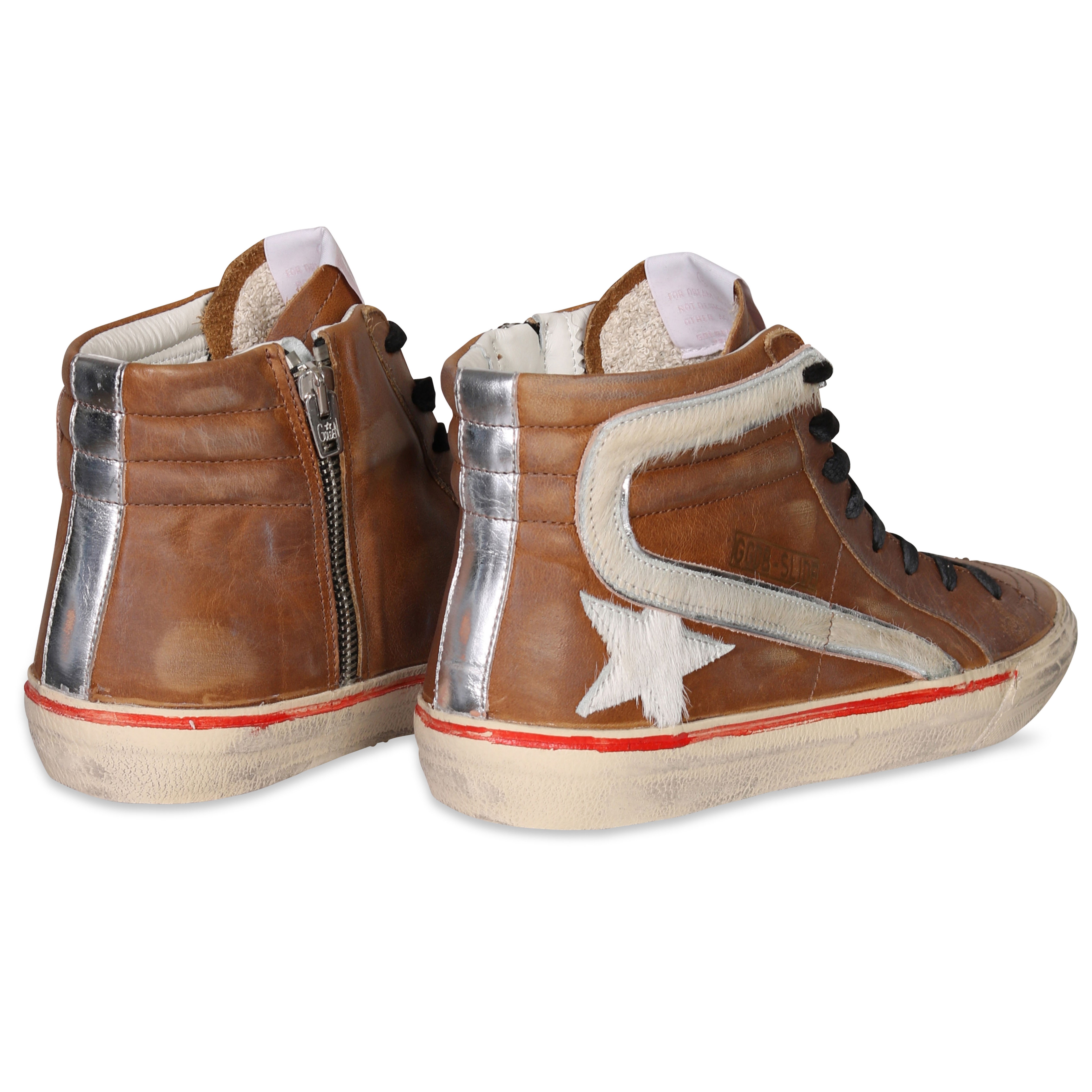 Golden Goose Sneaker Slide Camel/Horsy Star 41