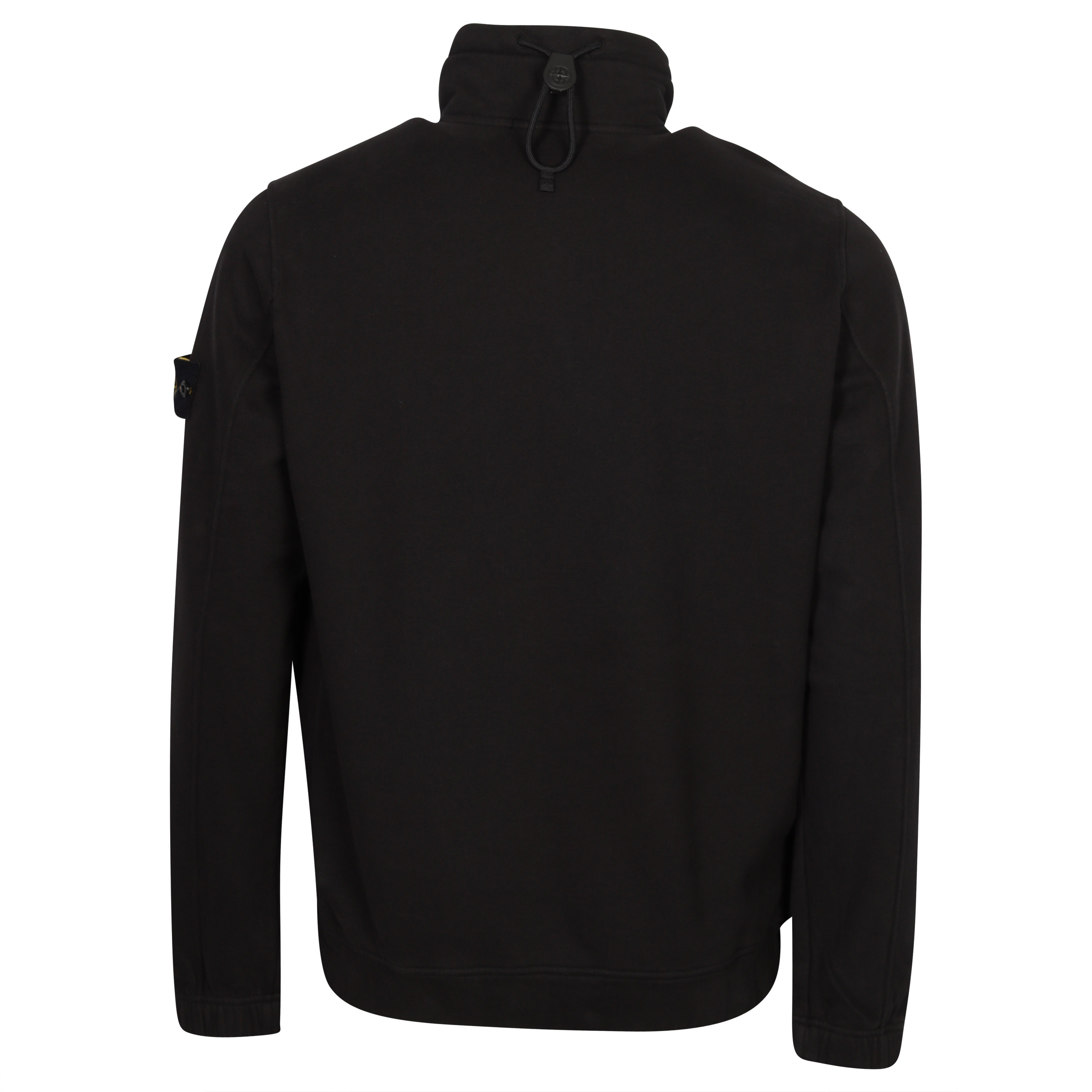 Stone Island Zip And Frontbag Sweatshirt Black