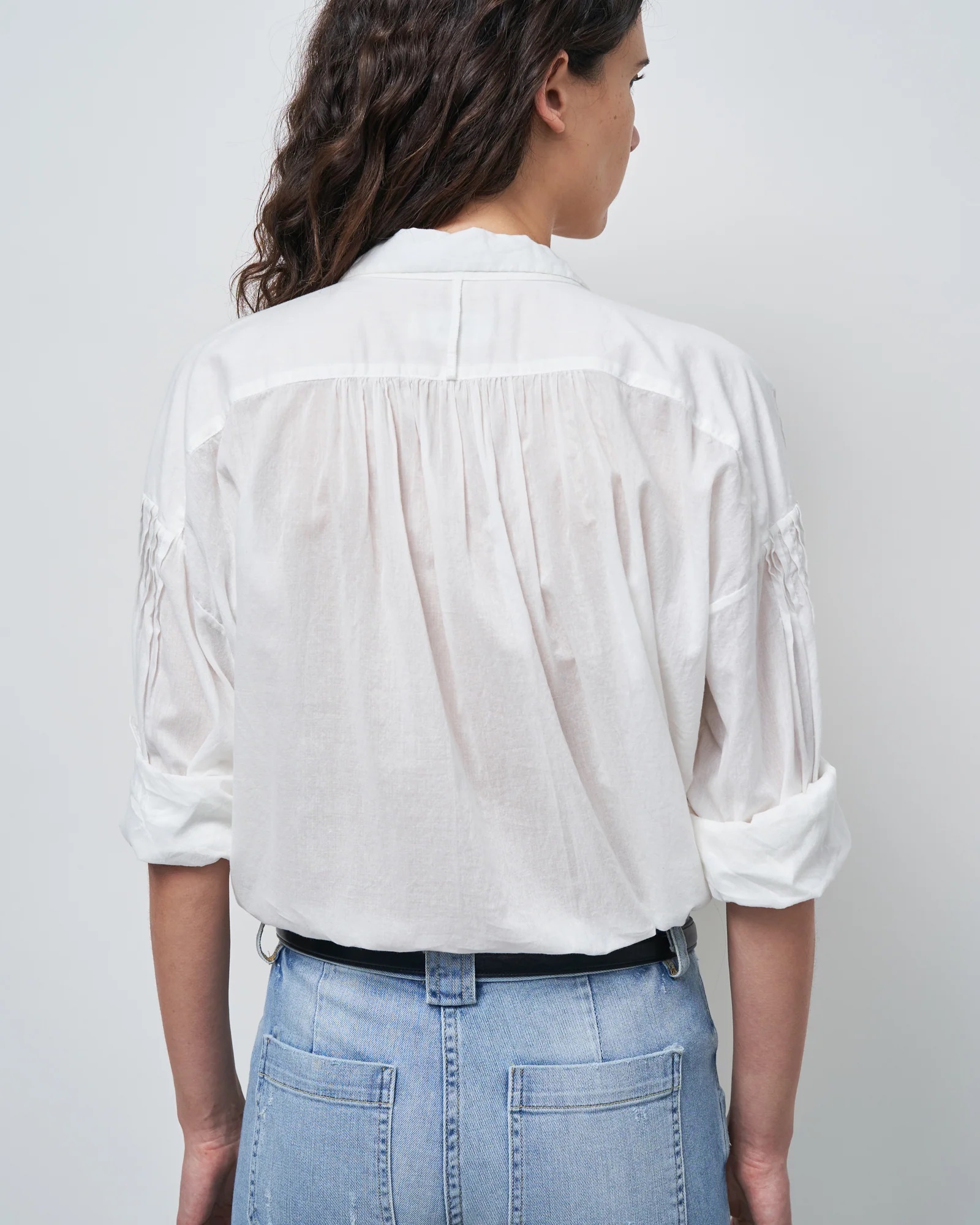 NILI LOTAN Miles Blouse in Ivory