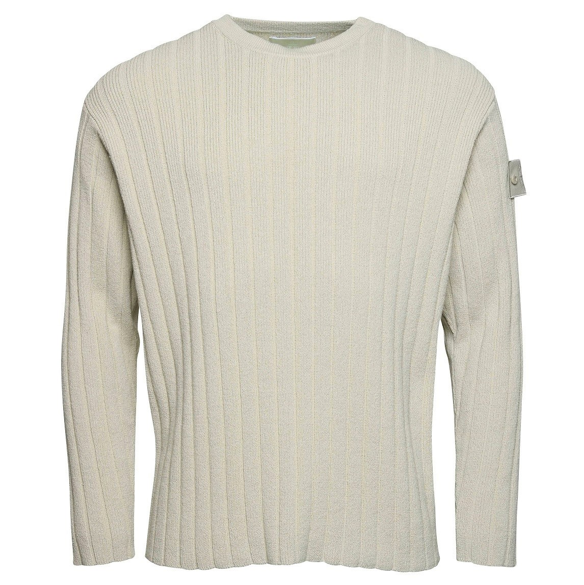 Stone Island Ghost Cotton Knit Pullover in Beige M