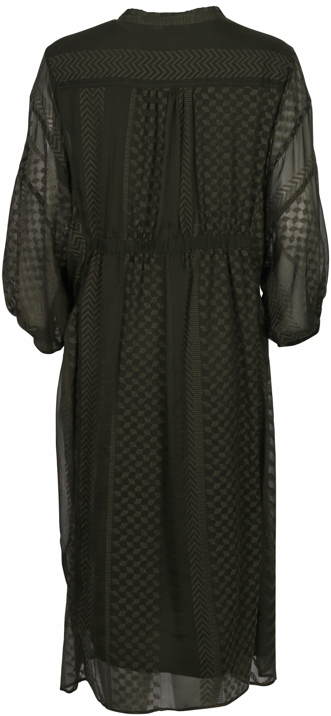Lala Berlin Dress Daly Kufiya Stitched Olive