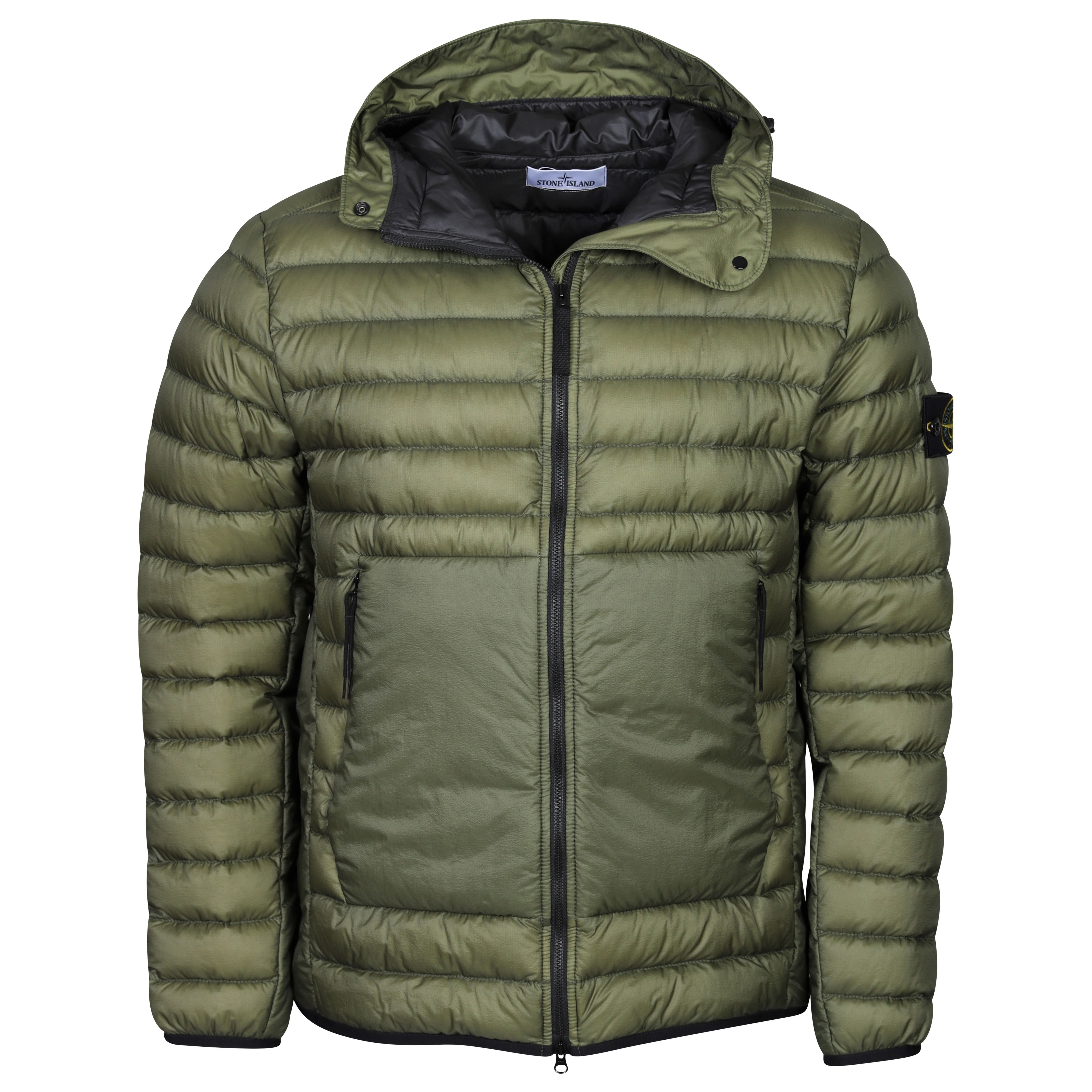 Stone Island Down Jacket in Olive M