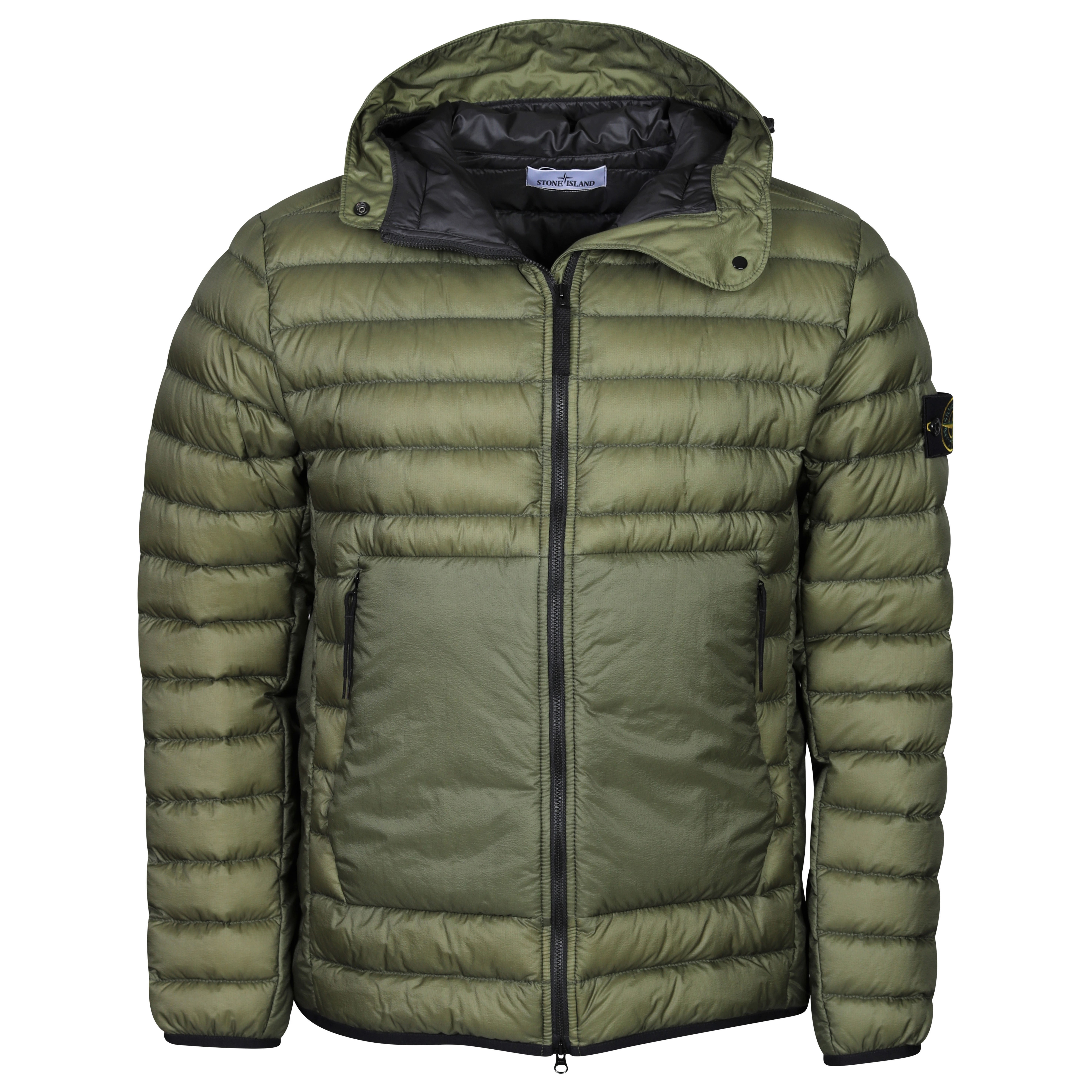 Stone Island Down Jacket in Olive XL