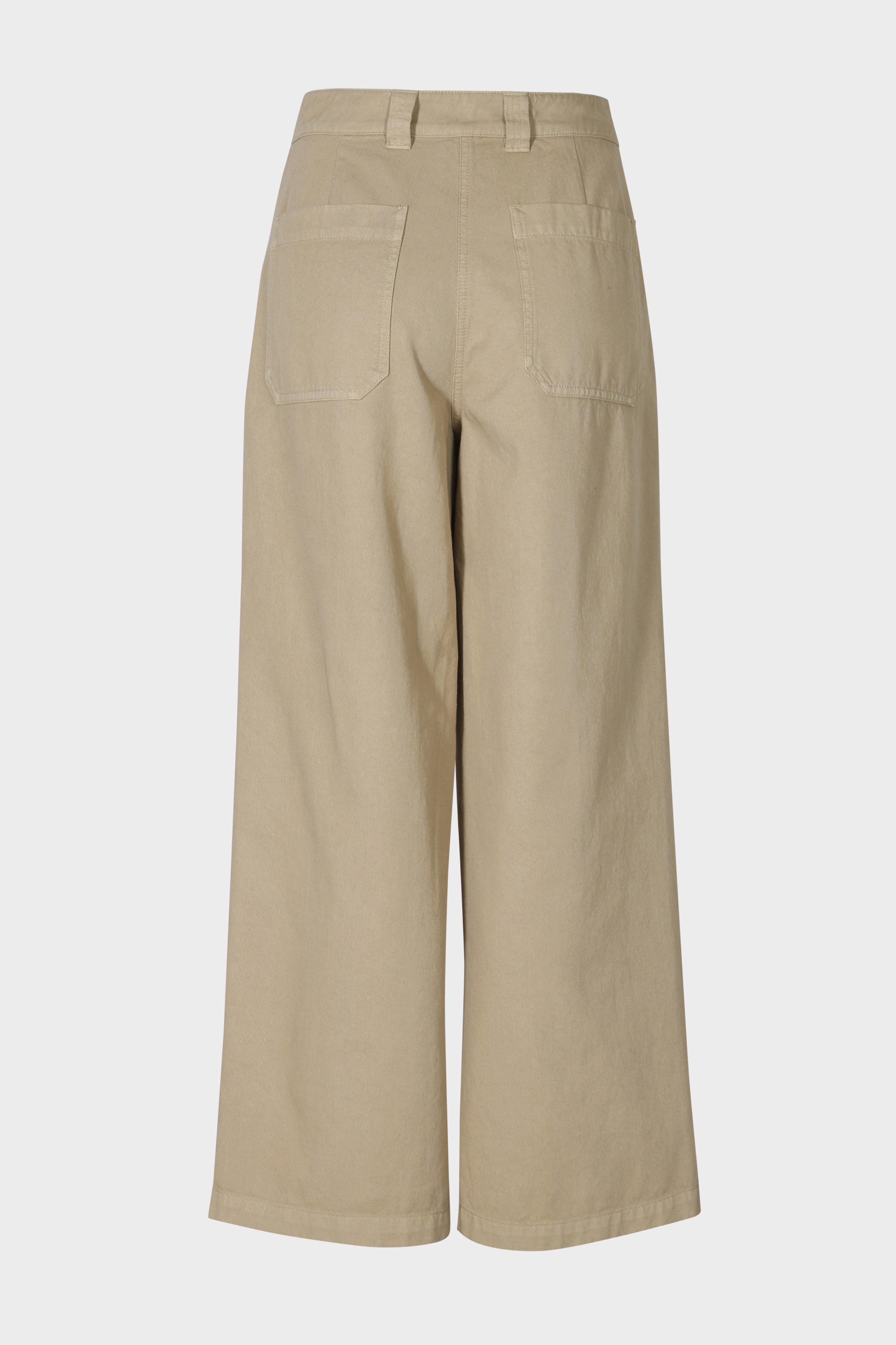 ASPESI Cotton Pant in Khaki IT40 / DE34