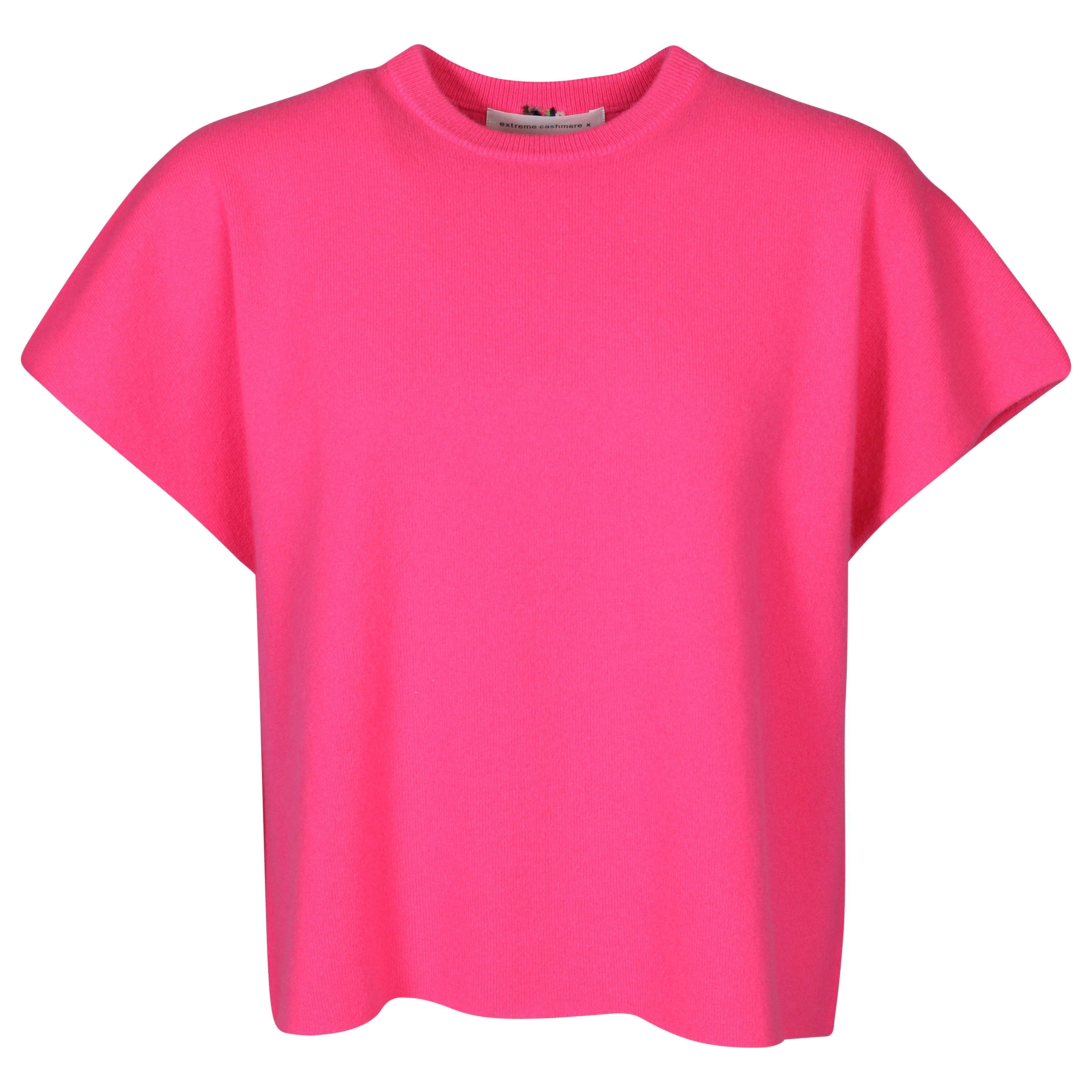 Extreme Cashmere Top N°168 Alma in Fluo Pink