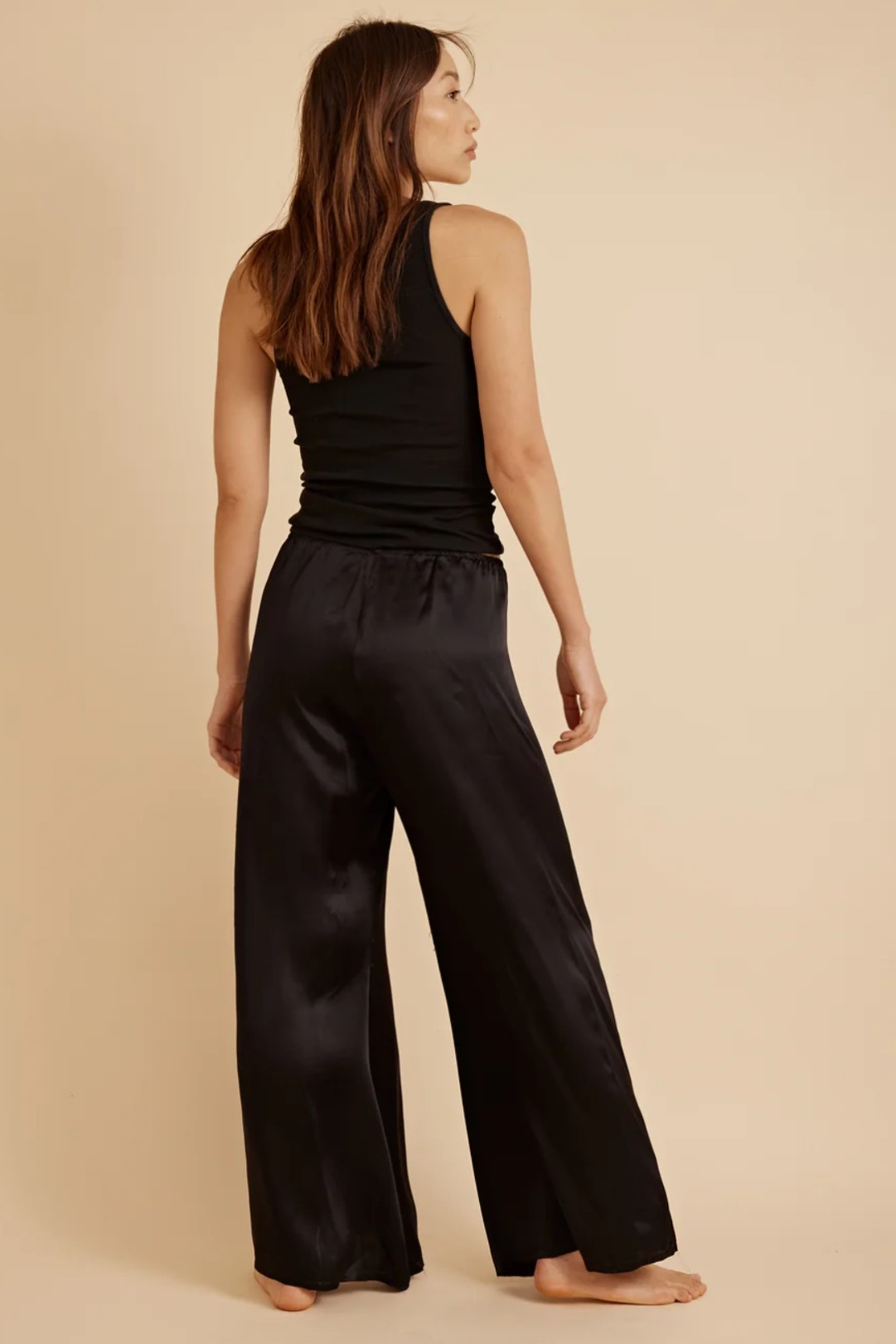 ALL III Olympia Silk Pant in Black ALL III Olympia Silk Pant in Black