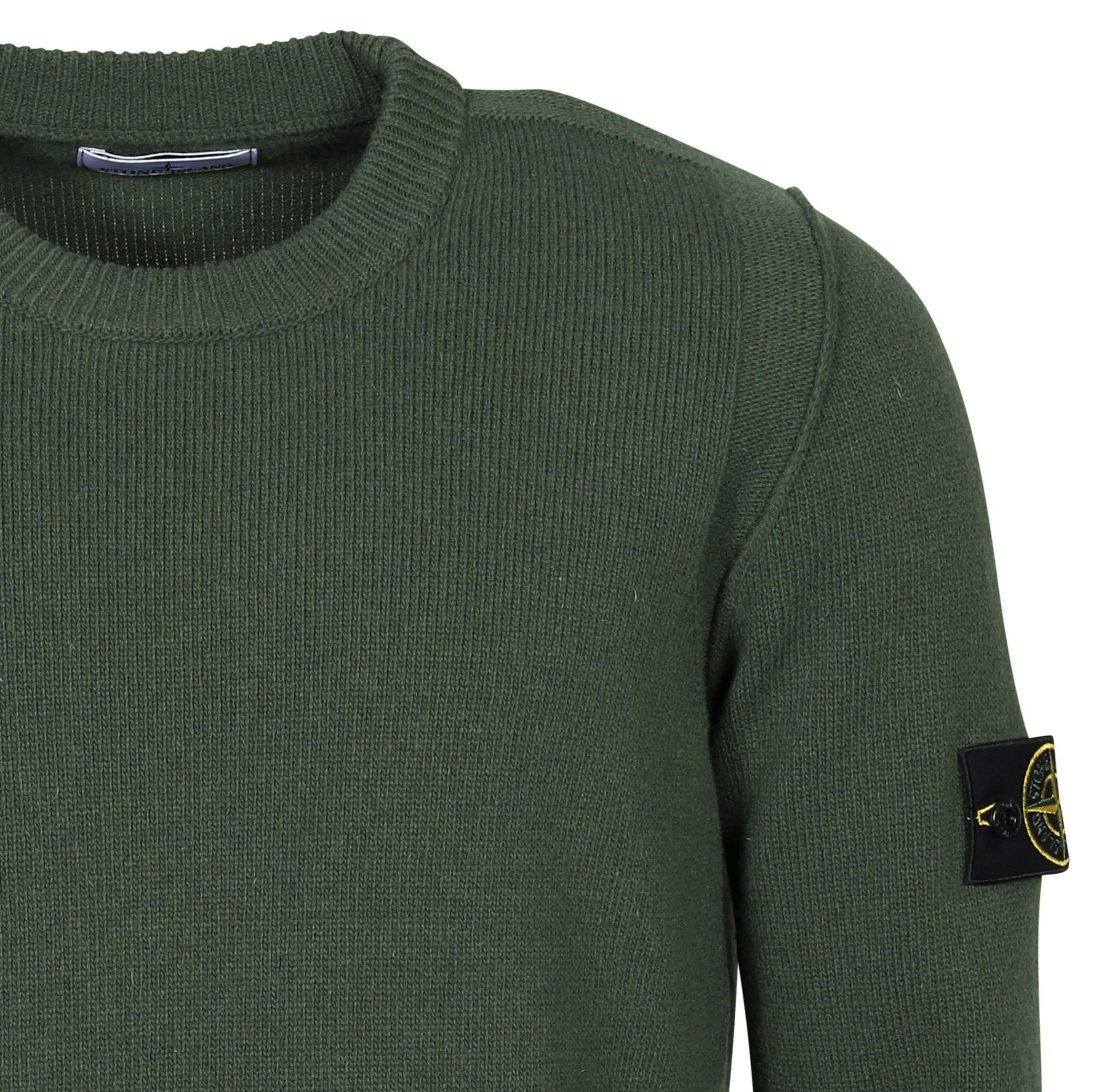 Stone Island Knit Sweater in Olive