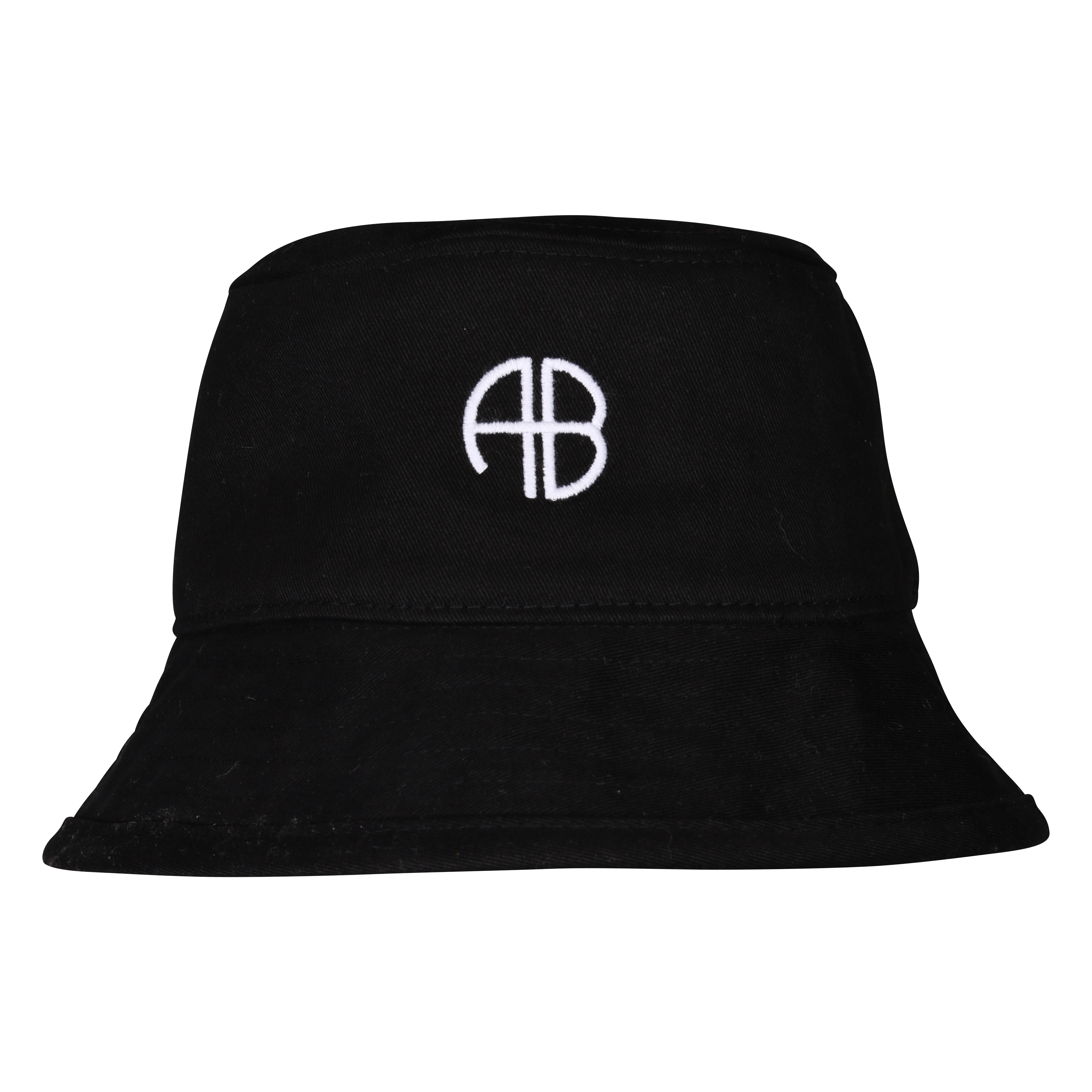 Anine Bing Cami Bucket Hat Monogram in Black