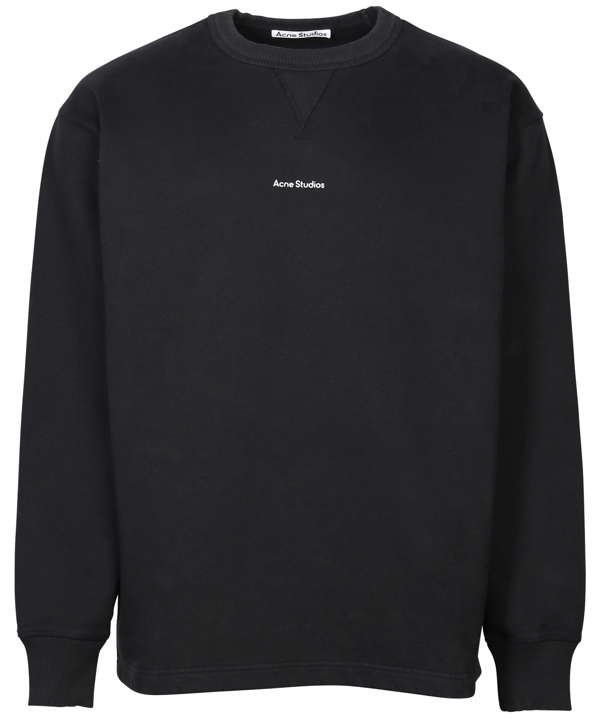 ACNE STUDIOS Stamp Oversize Sweatshirt in Black S