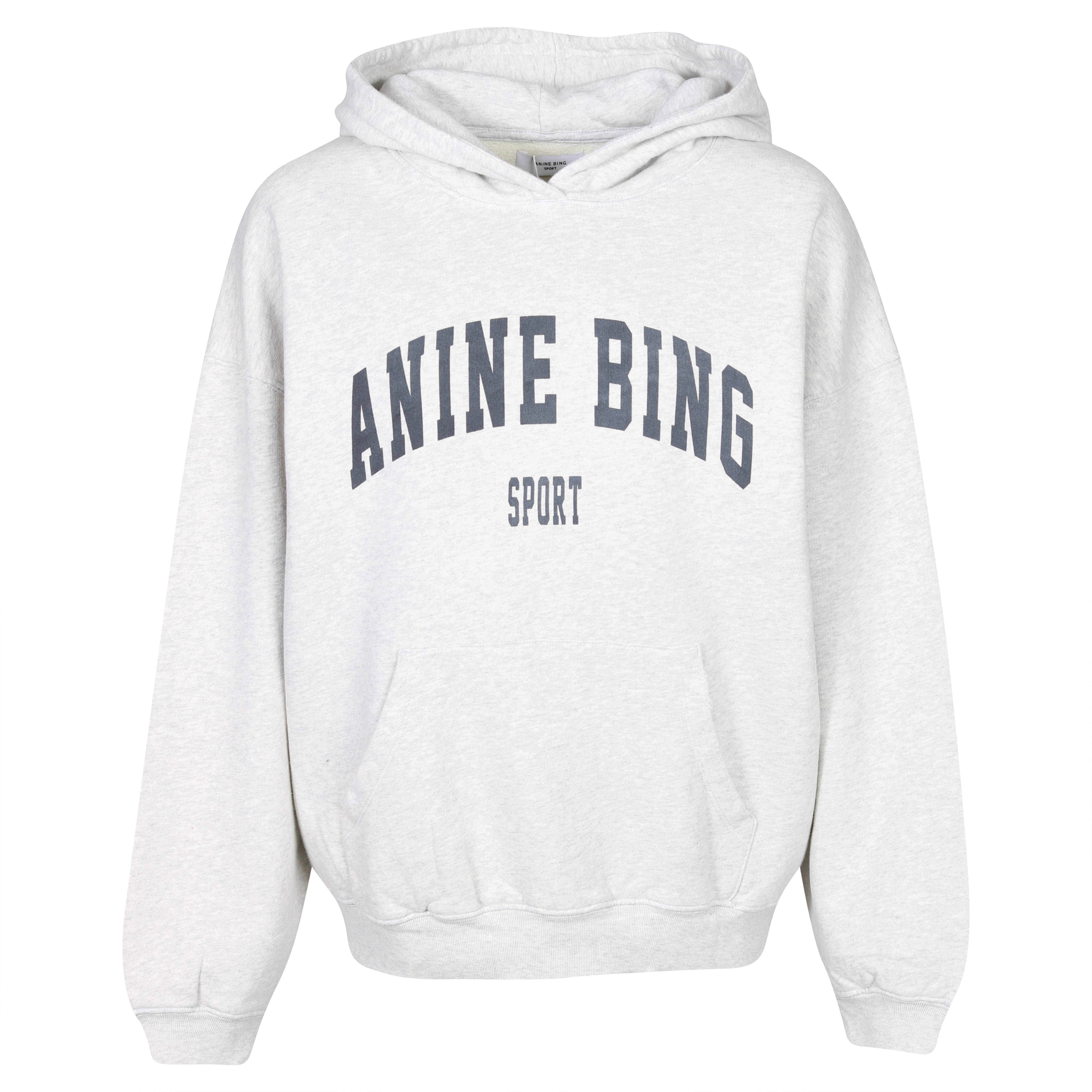 Anine Bing Harvey Hoodie in Grey Melange
