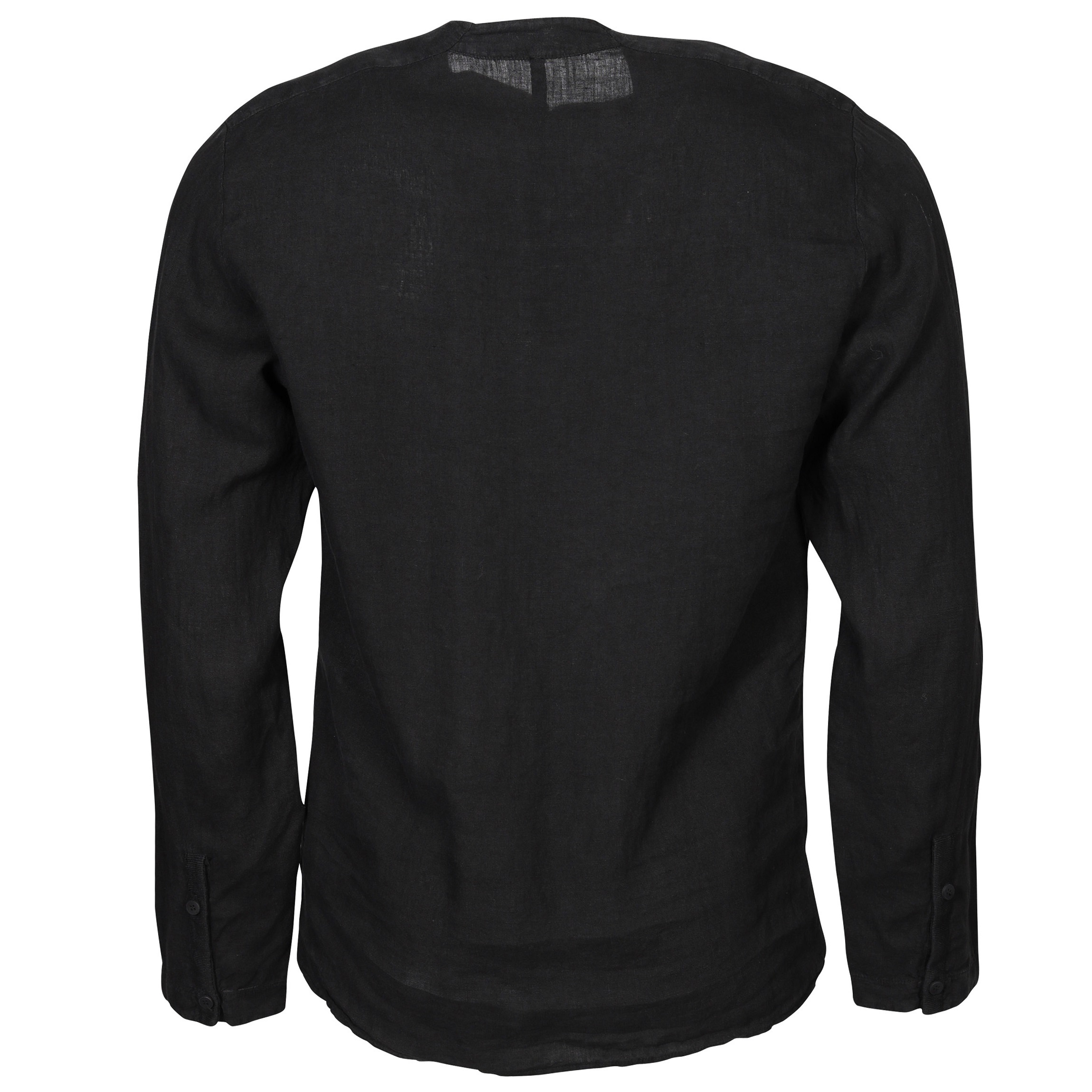 TRANSIT UOMO Linen Shirt in Black 2XL