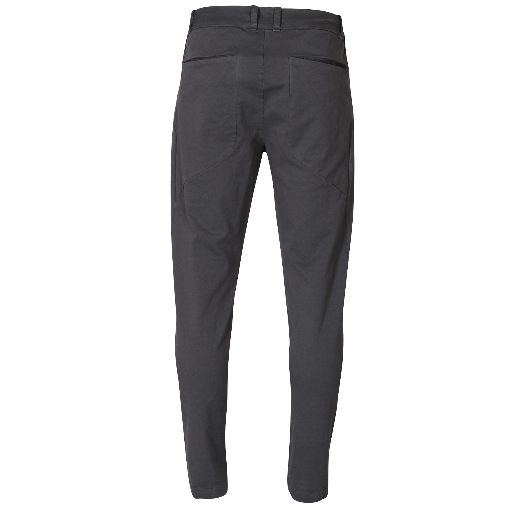 TRANSIT UOMO Cotton Stretch Pant in Dark Grey