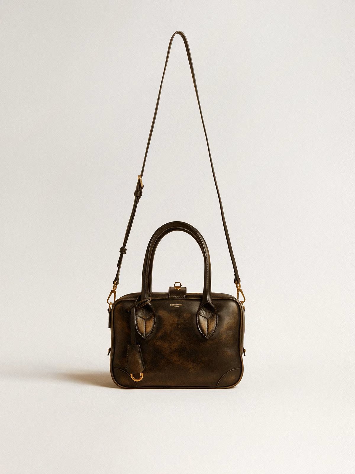 GOLDEN GOOSE Vita Bag in Vintage Black