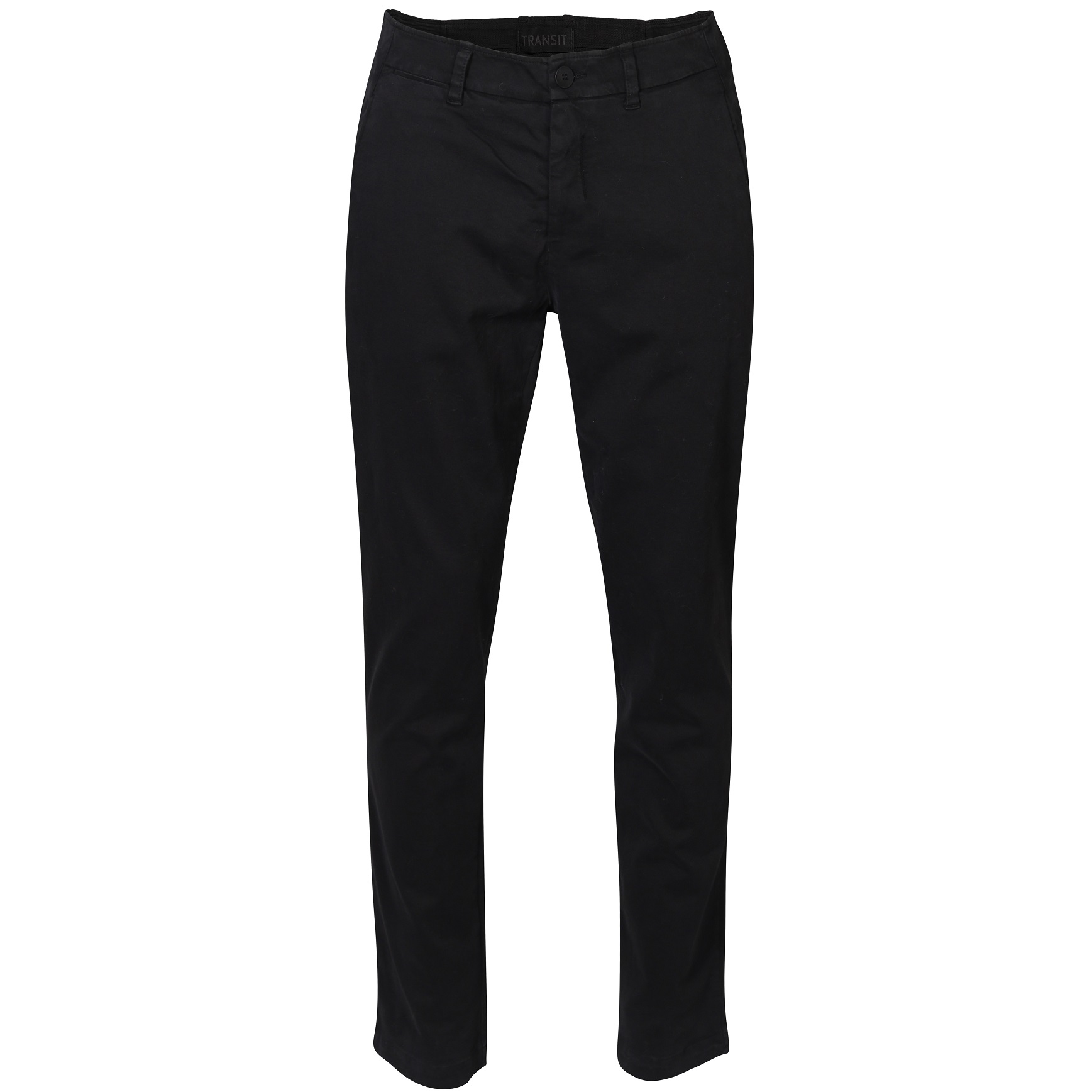TRANSIT UOMO Cotton Stretch Pant in Black