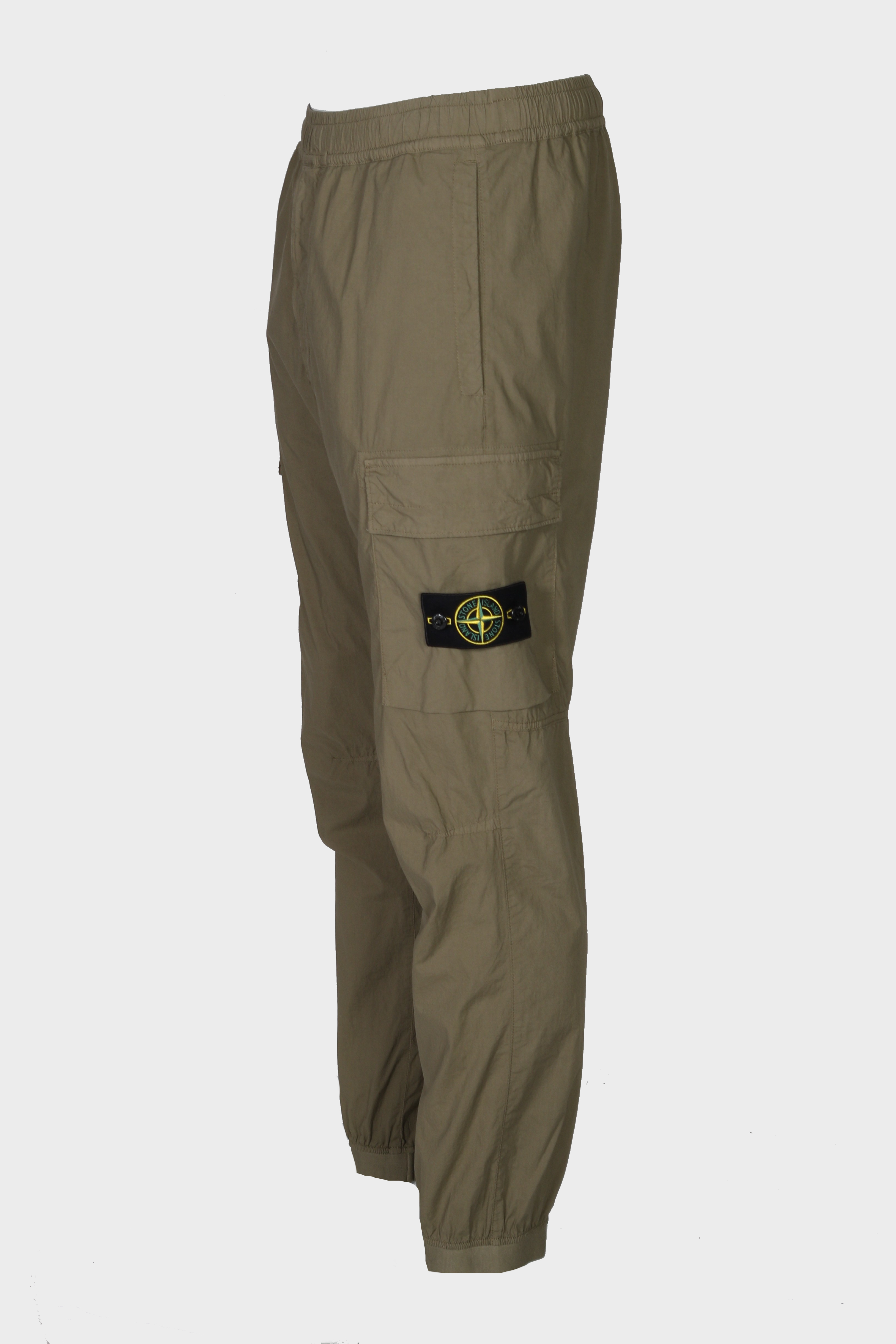 STONE ISLAND Light Cargo Pant in Light Olive
