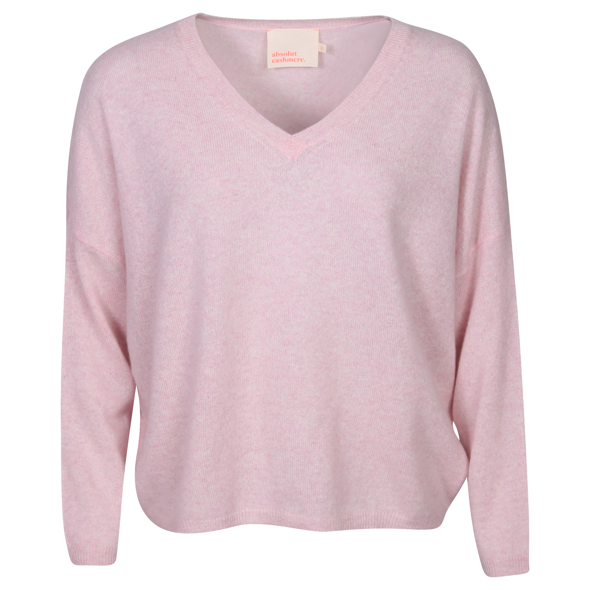 Absolut Cashmere Oversized Sweater Light Pink Melange