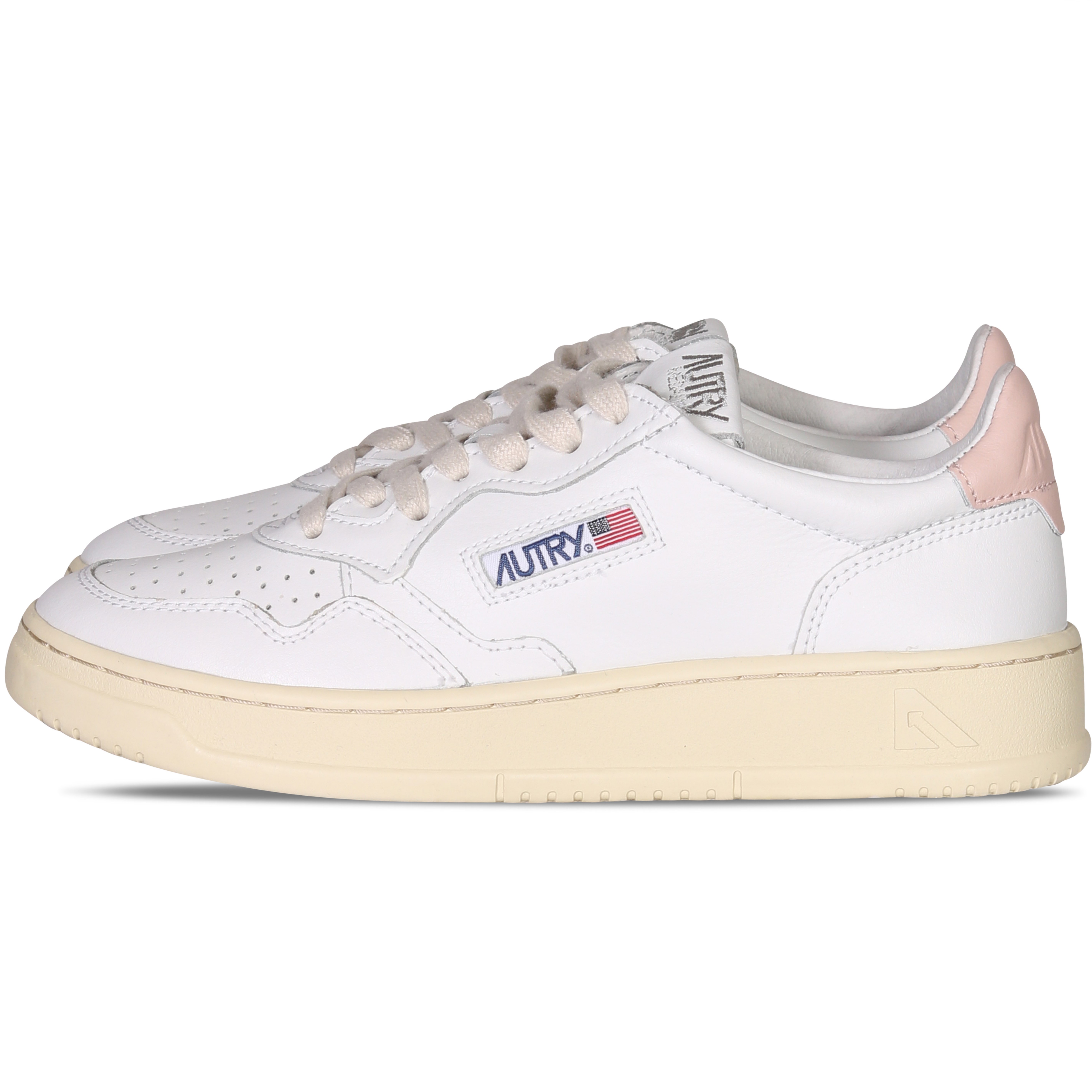 Autry Action Shoes Vintage White/Pink