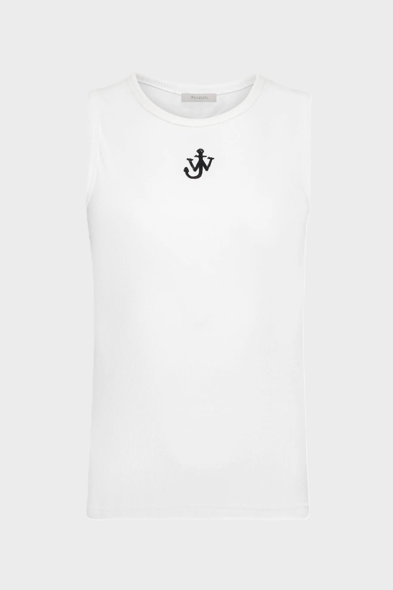 JW ANDERSON Anchor Embroidery Top in White