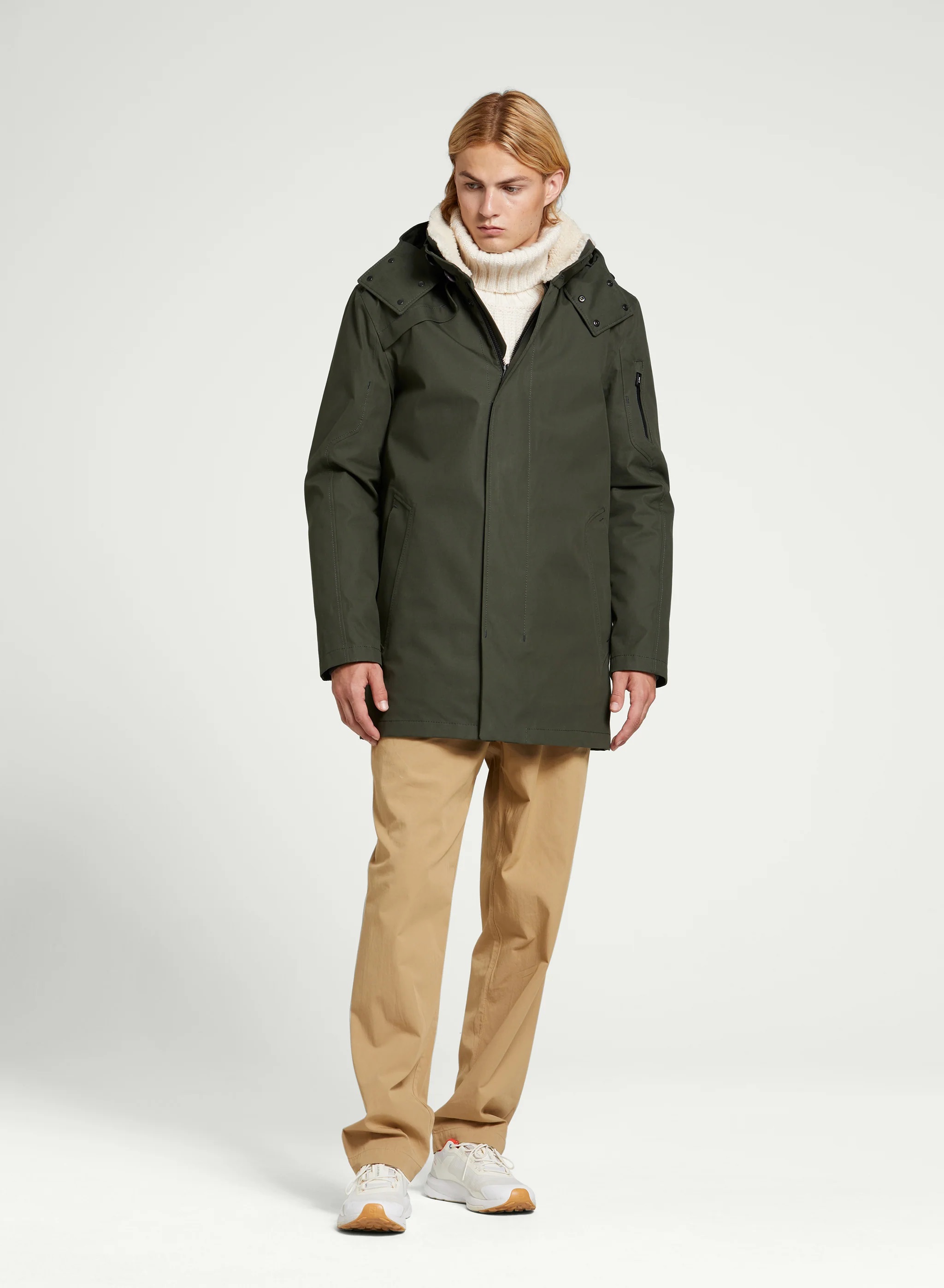 G-LAB Magnum Cotton Touch Parka in Dark Olive