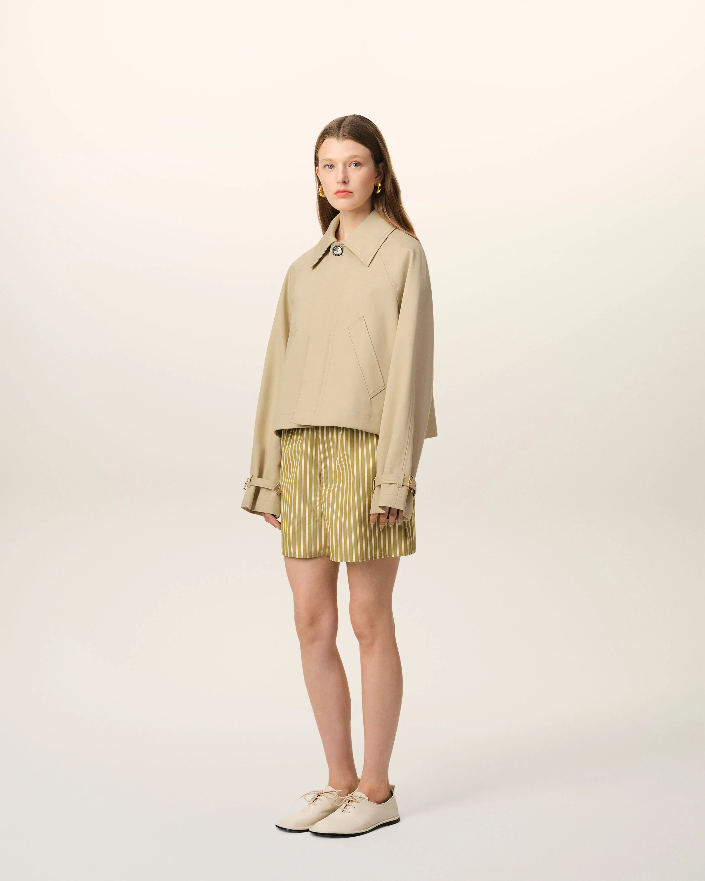 AMI PARIS Buttoned Jacket in Ginger/Ash