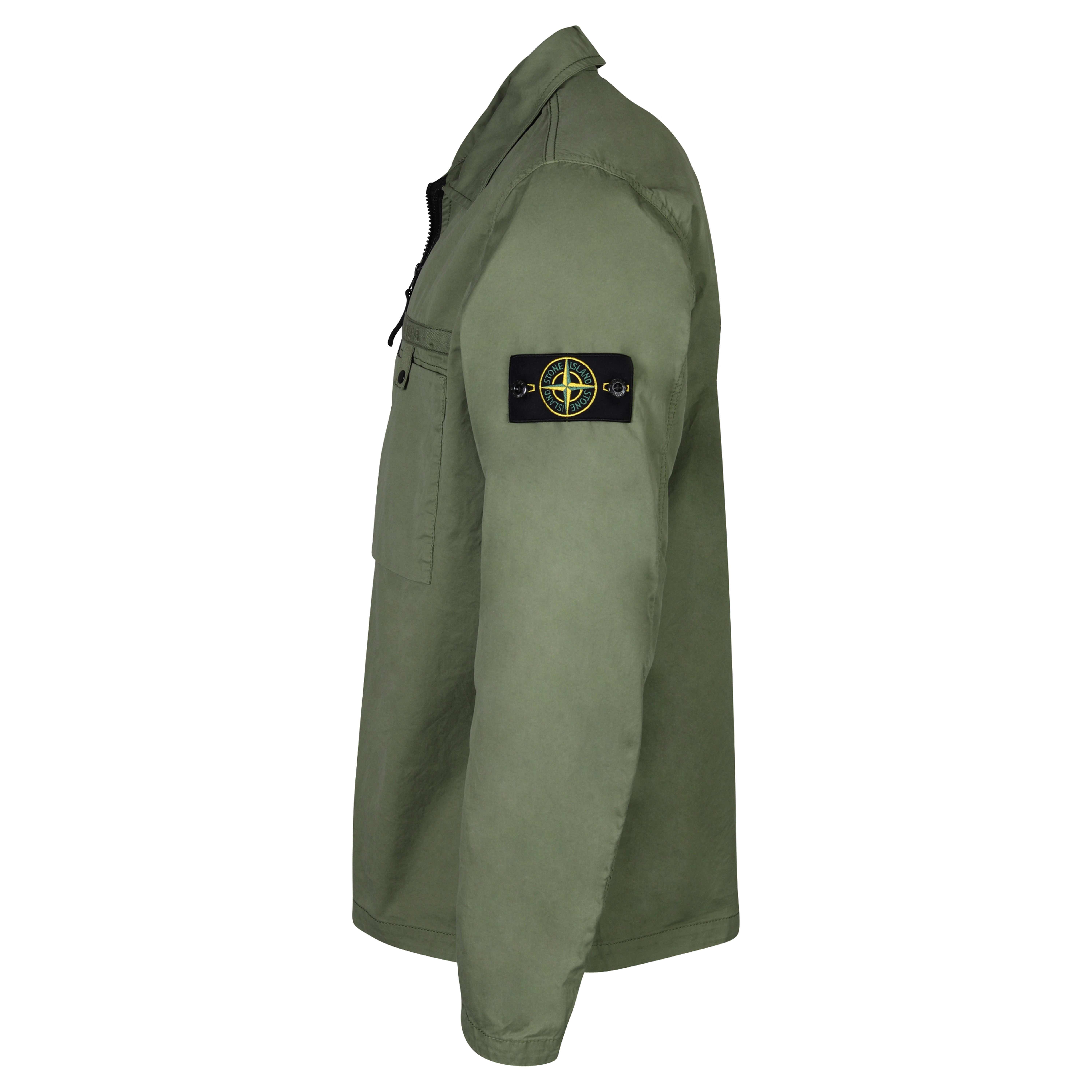 Stone Island Cotton Overshirt in Olive M