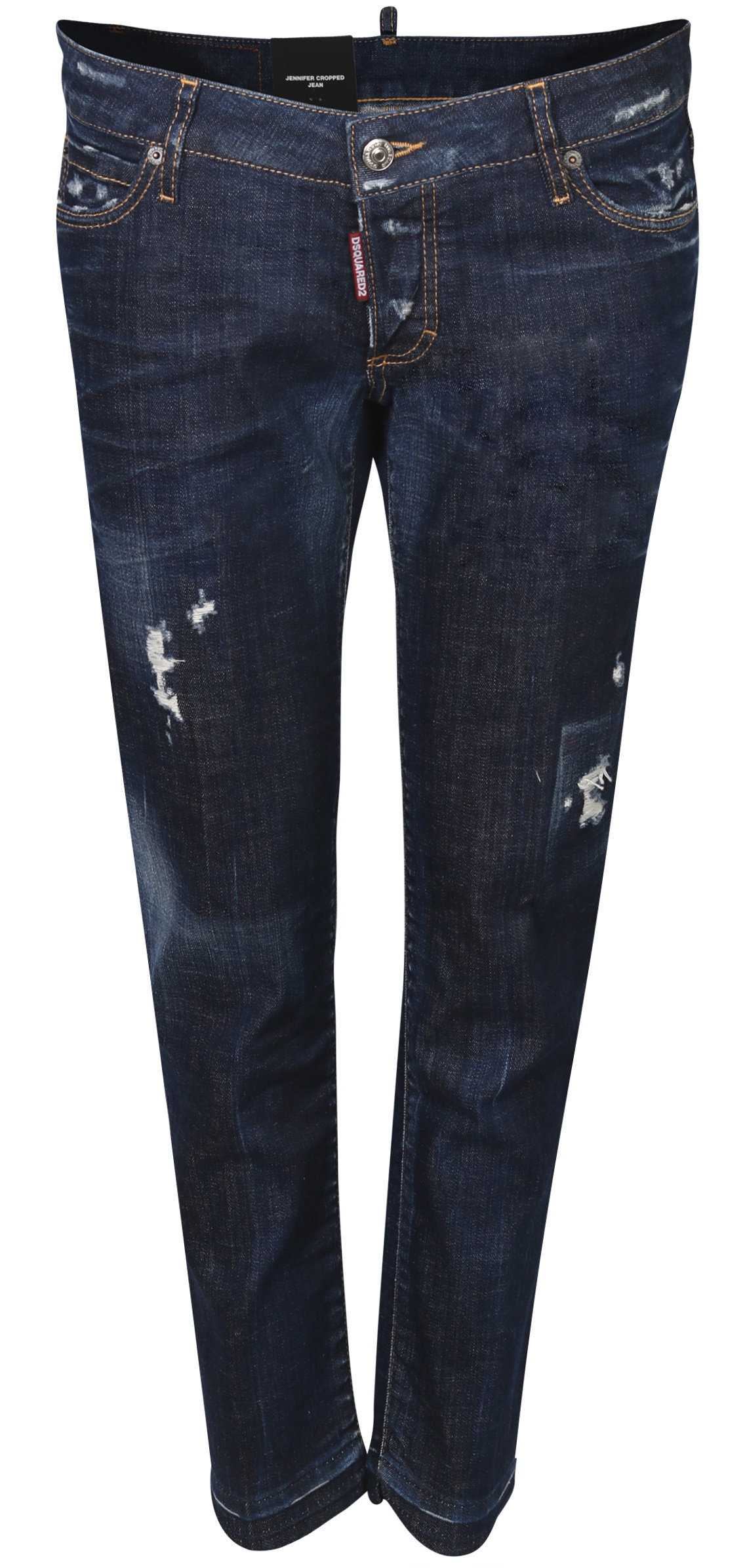 Dsquared Jeans Jennifer Cropped Jean Blue Washed